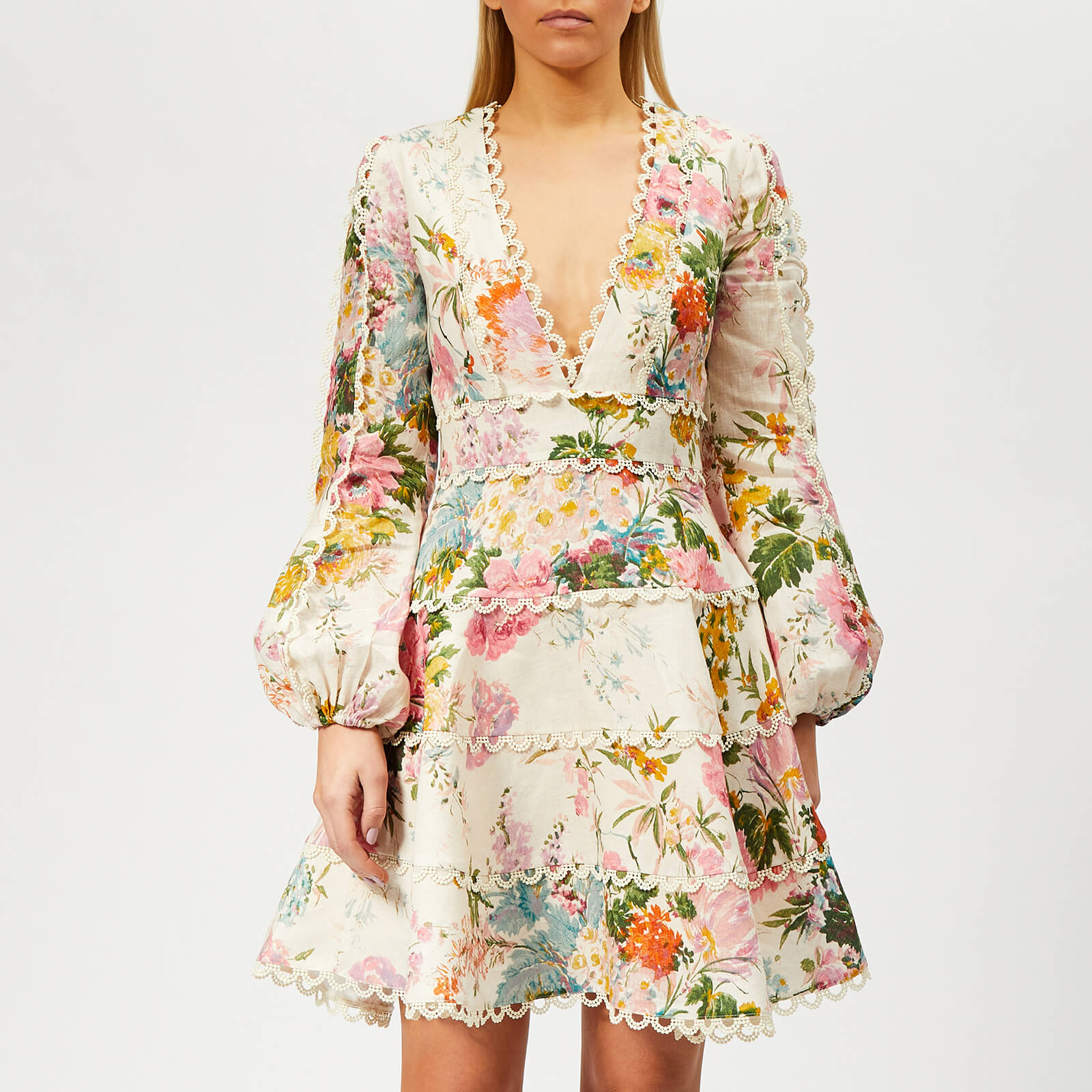 heathers flounce short dress