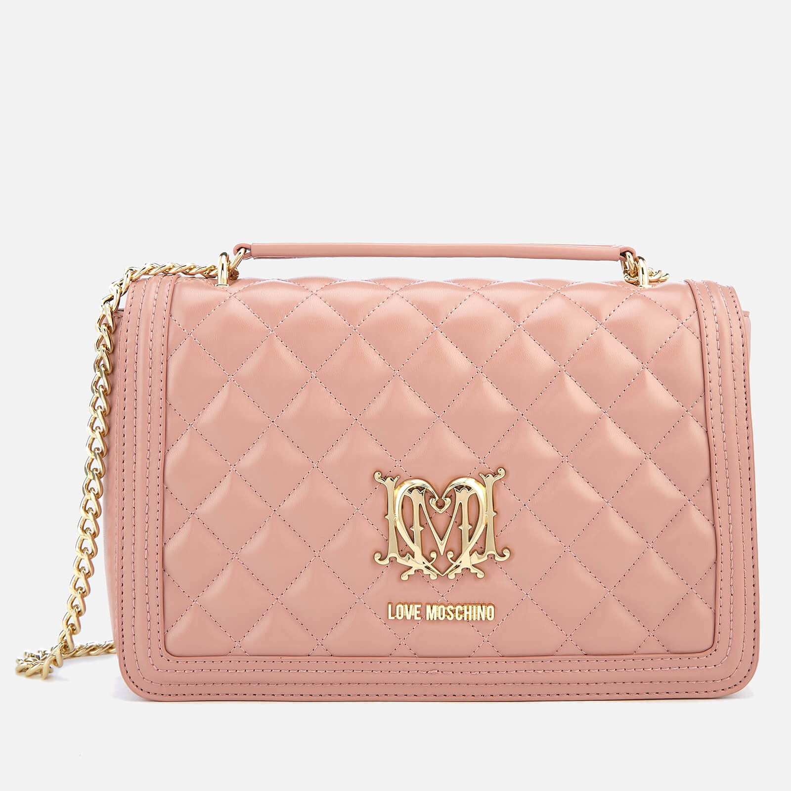 love moschino rose gold bag