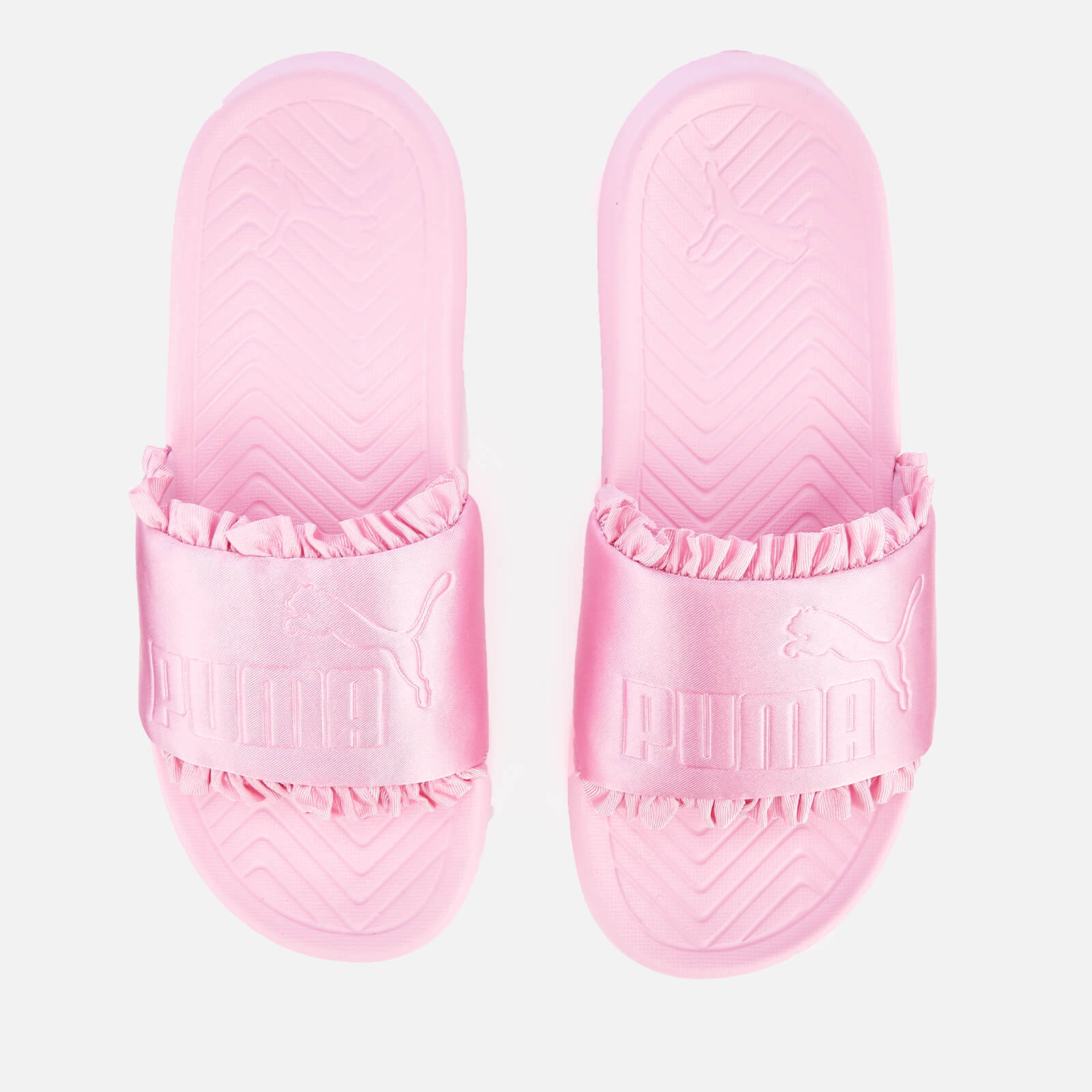 puma baby pink slides