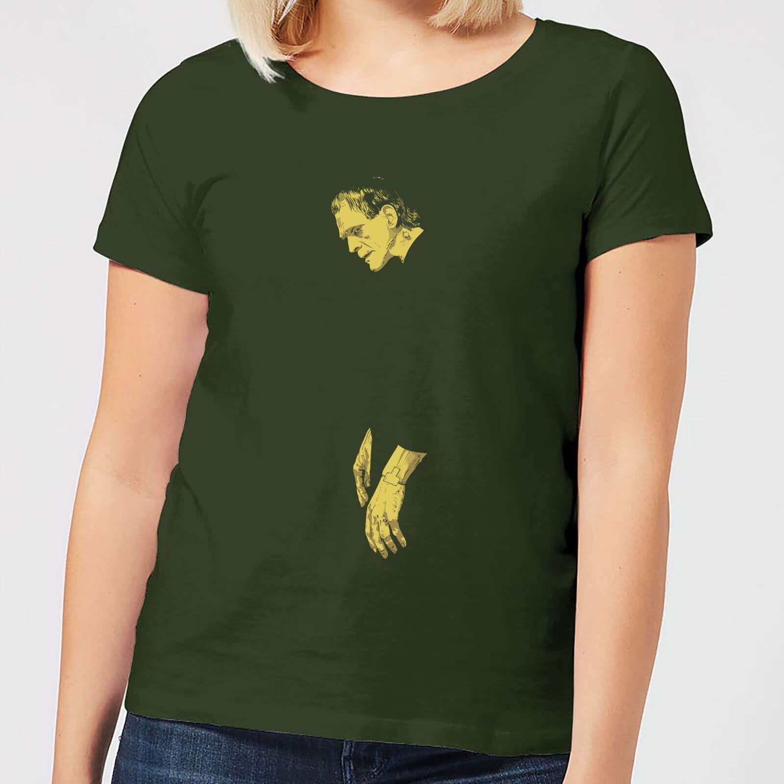 Universal Monsters Frankenstein Illustrated Women S T Shirt