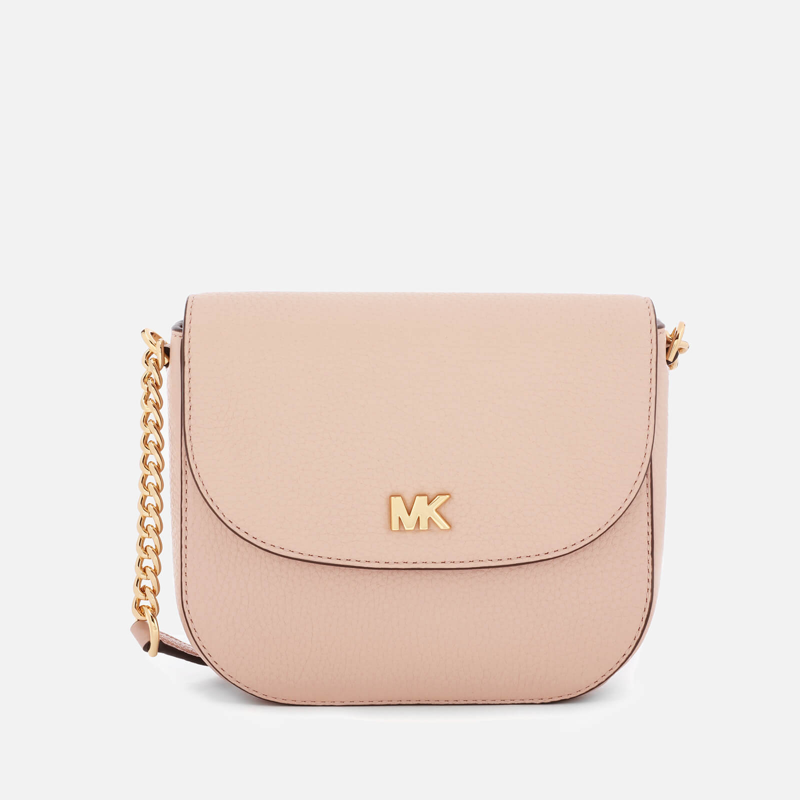 michael kors half dome crossbody soft pink