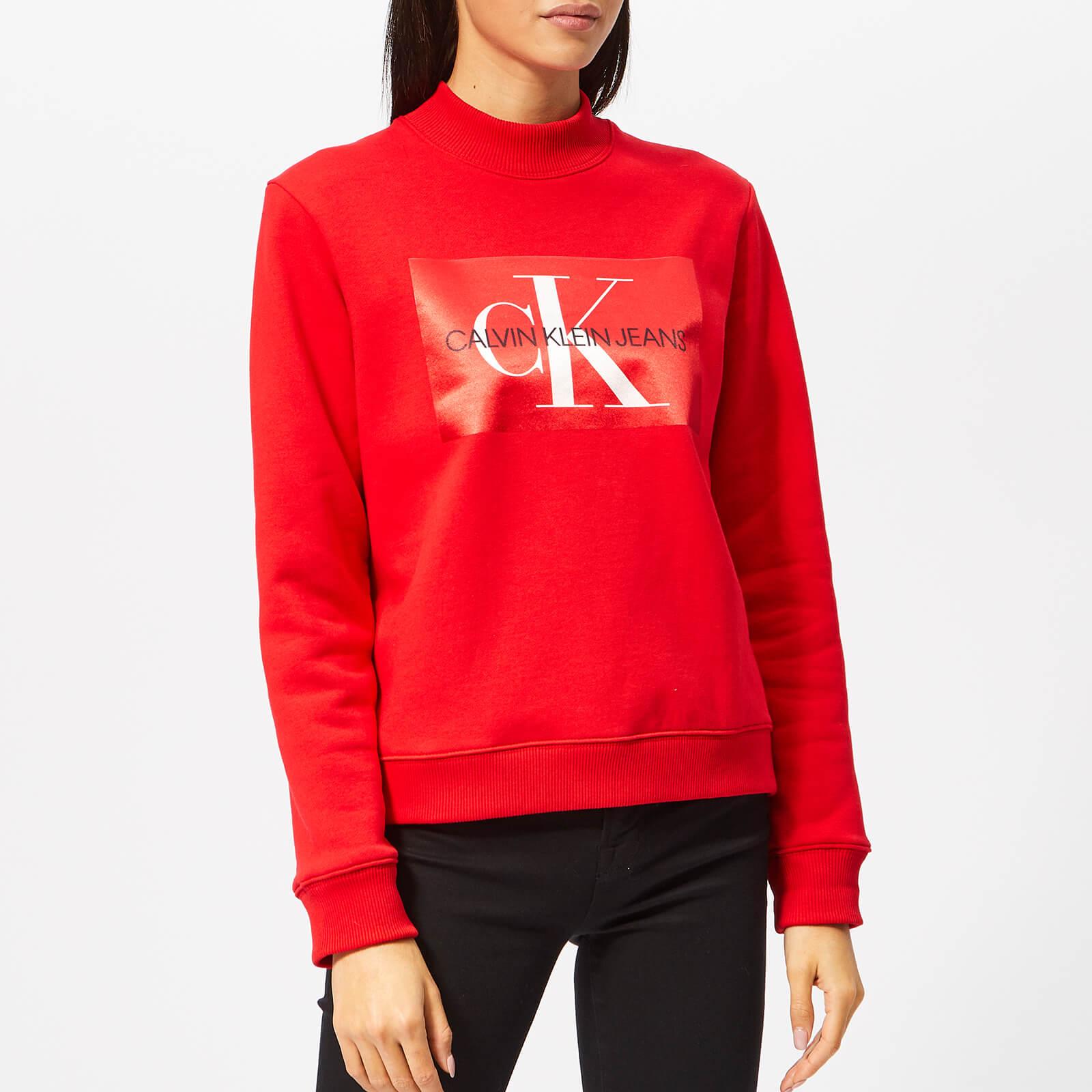 Red calvin klein jumper outlet