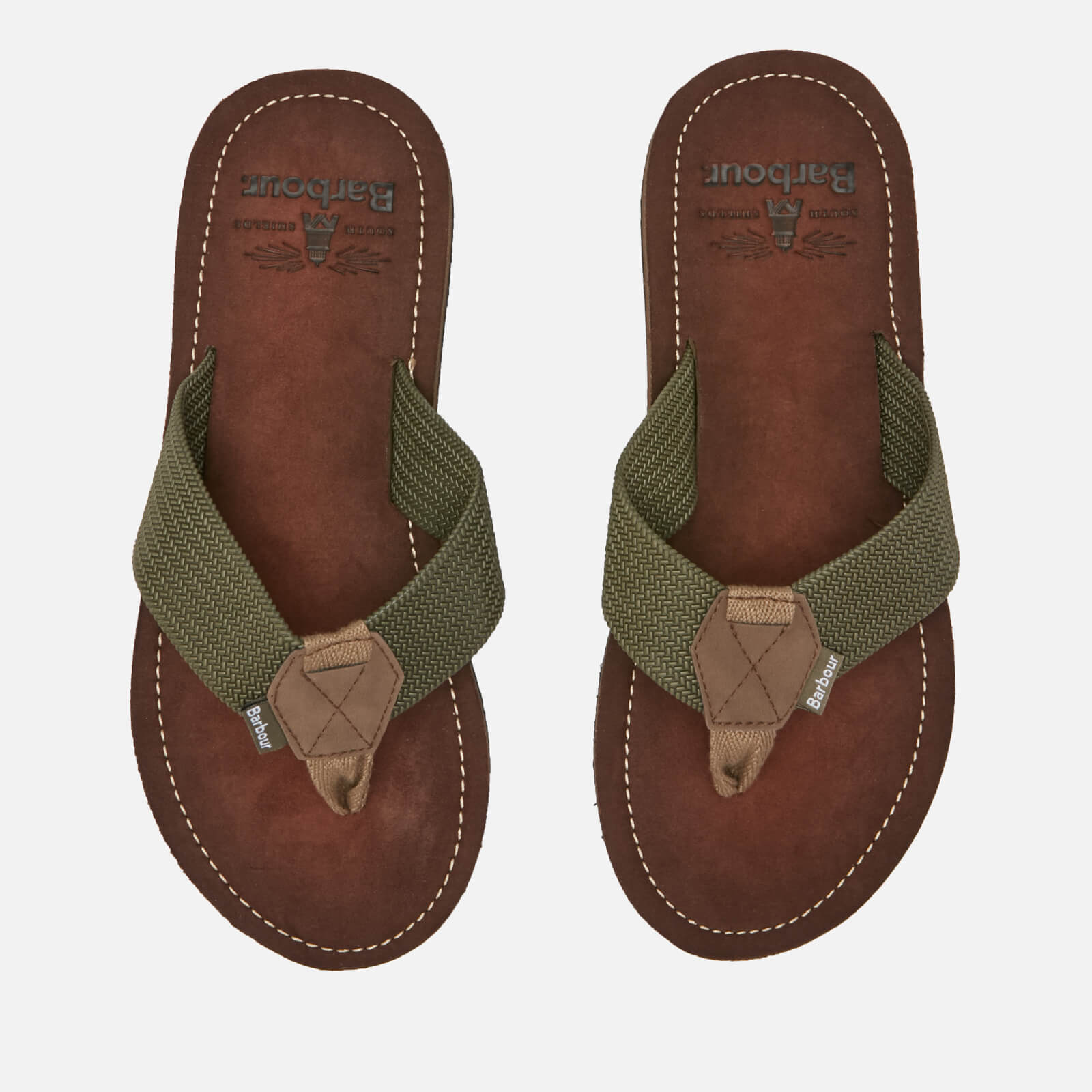 barbour flip flops mens