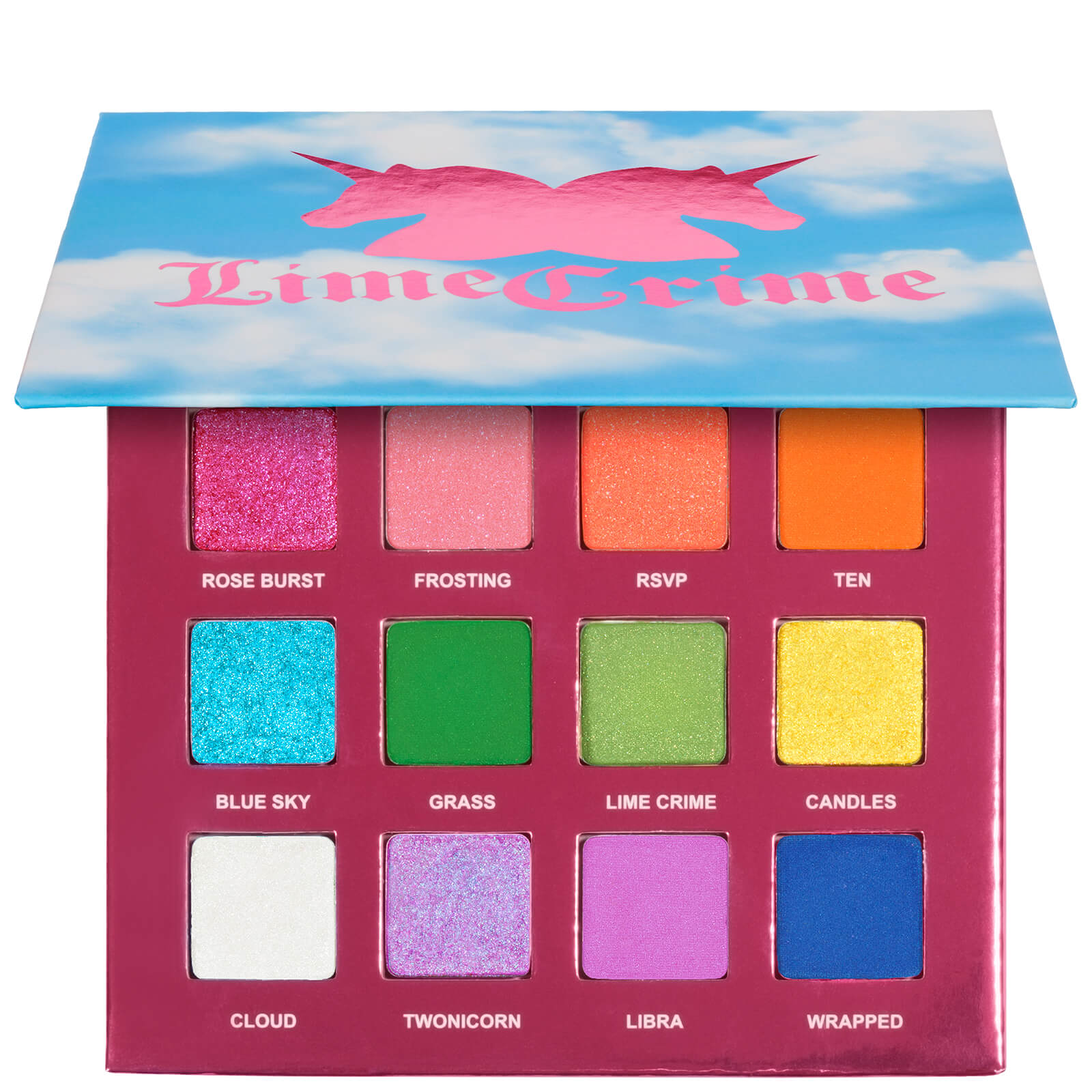 Lime Crime 10th Birthday Eyeshadow Palette Free Us Shipping