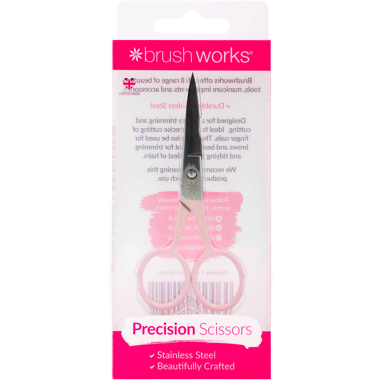 Brushworks プレシジョン ストレート ハサミ