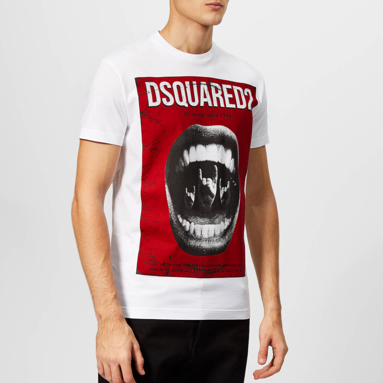 Dsquared2 Men's Mouth Print T-Shirt 