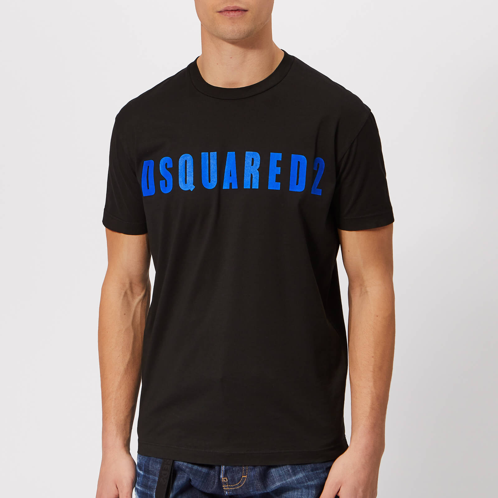 dsquared2 t shirt black and blue
