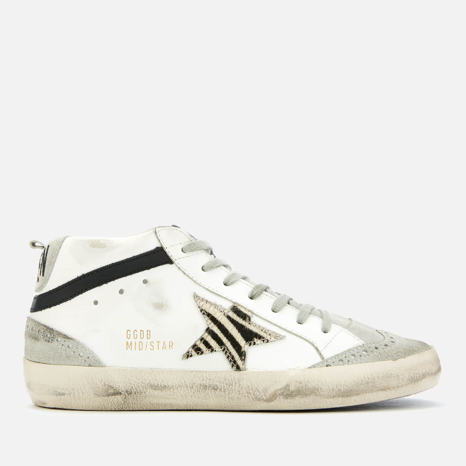 golden goose mid star zebra