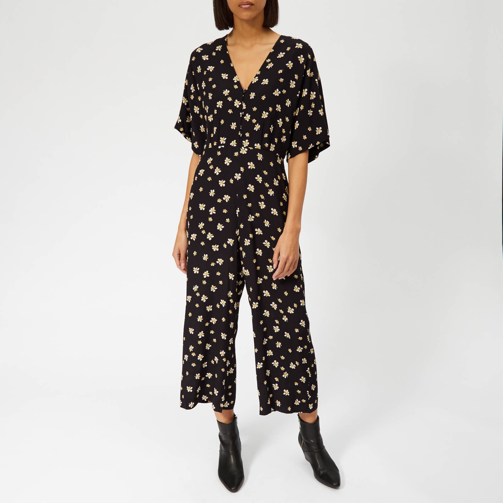 whistles floral jumpsuit