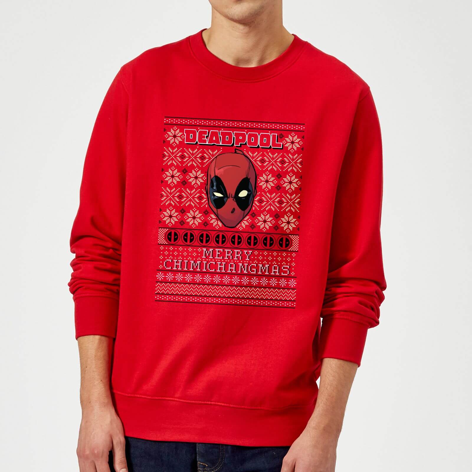 marvel deadpool christmas sweater