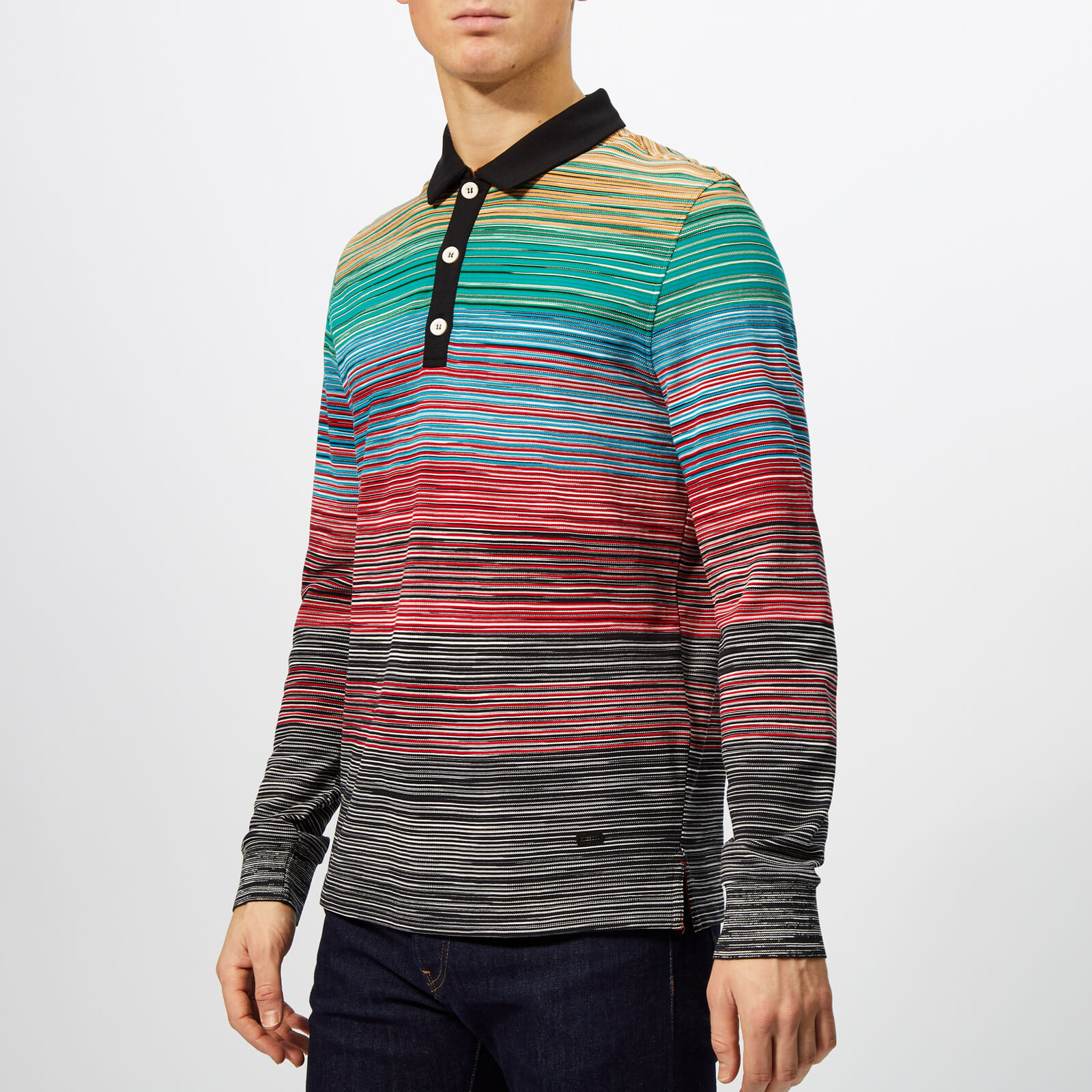 missoni long sleeve polo