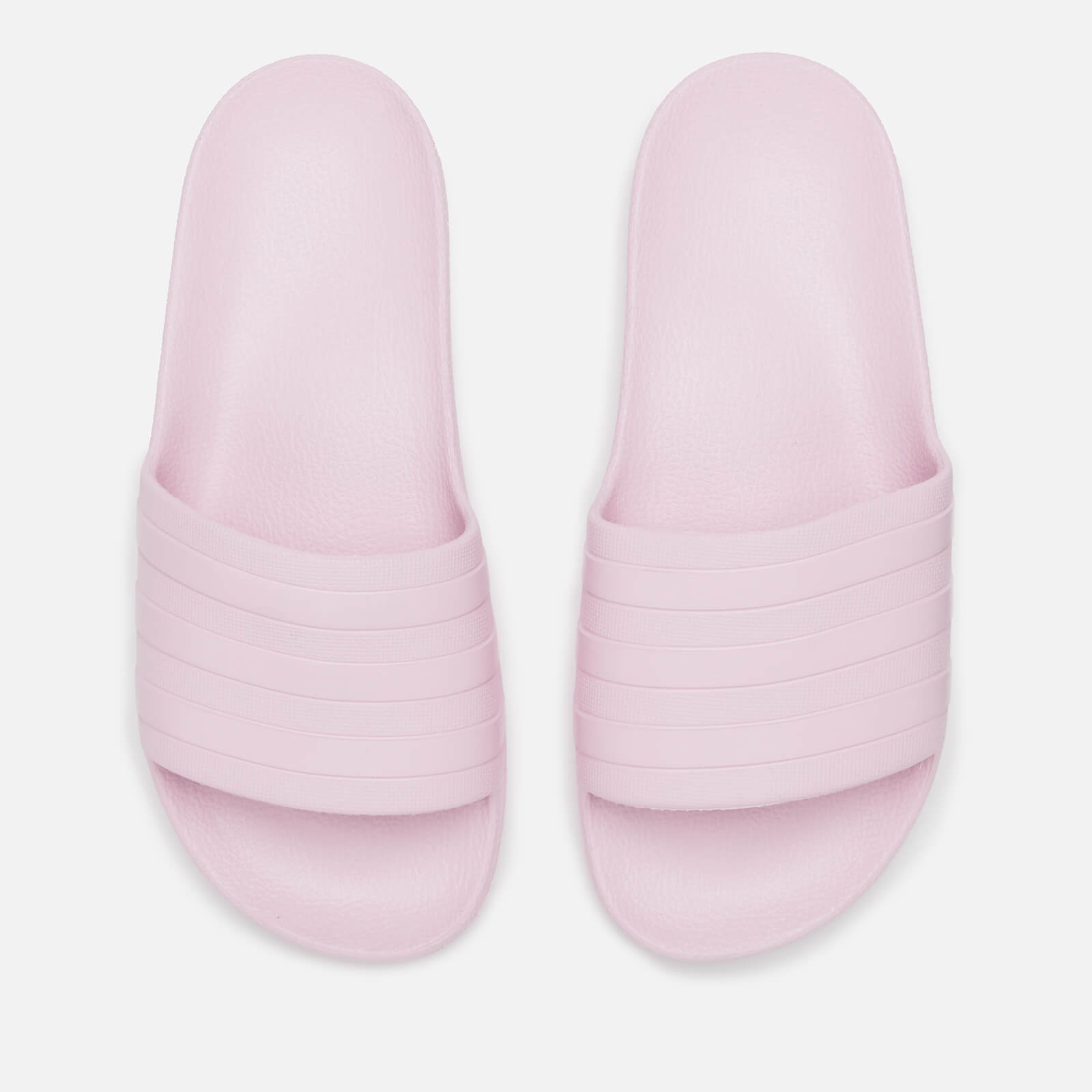 baby pink adidas slides