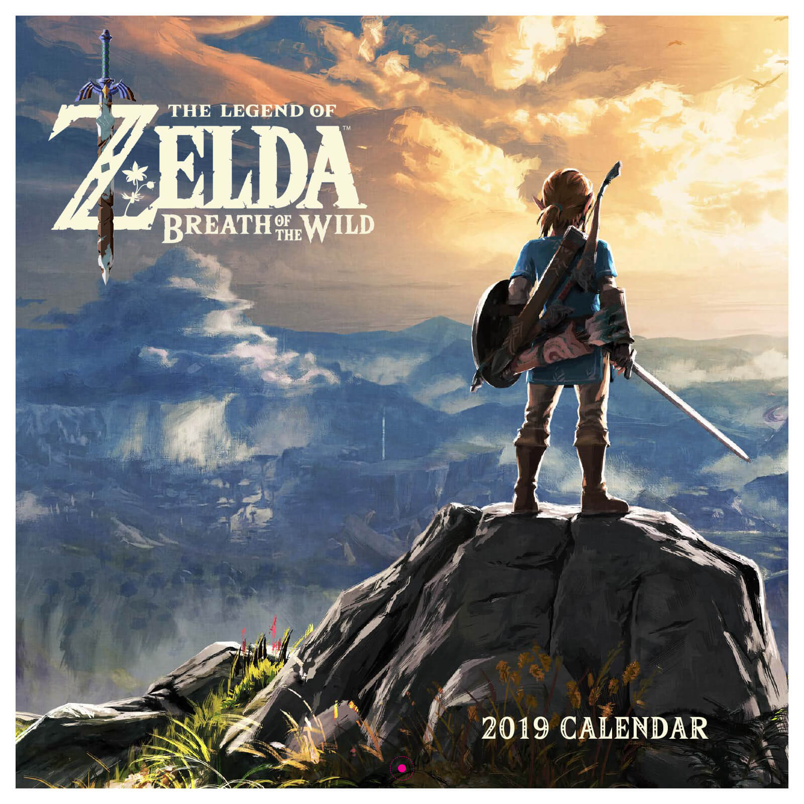 The Legend of Zelda Breath of the Wild 2019 Calendar Nintendo