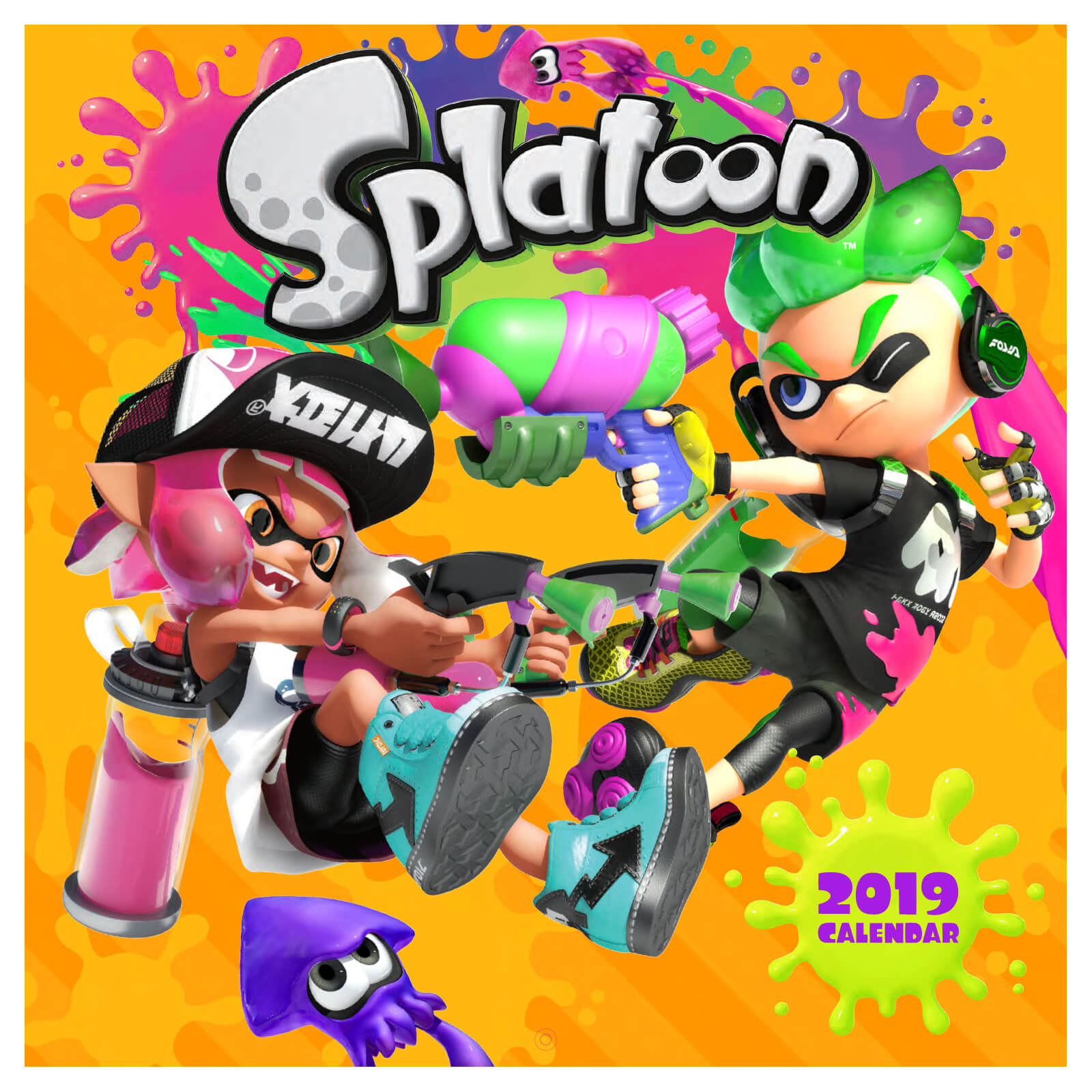 Splatoon 2019 Calendar | Nintendo Official UK Store