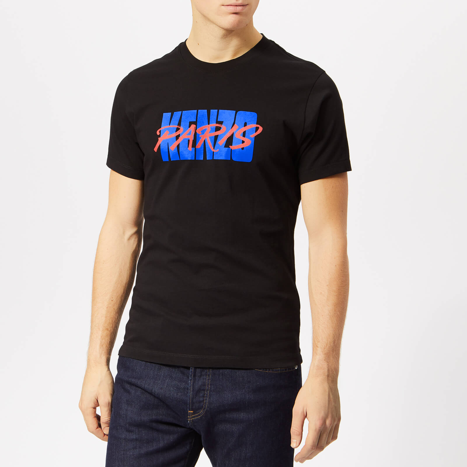 kenzo black logo t shirt