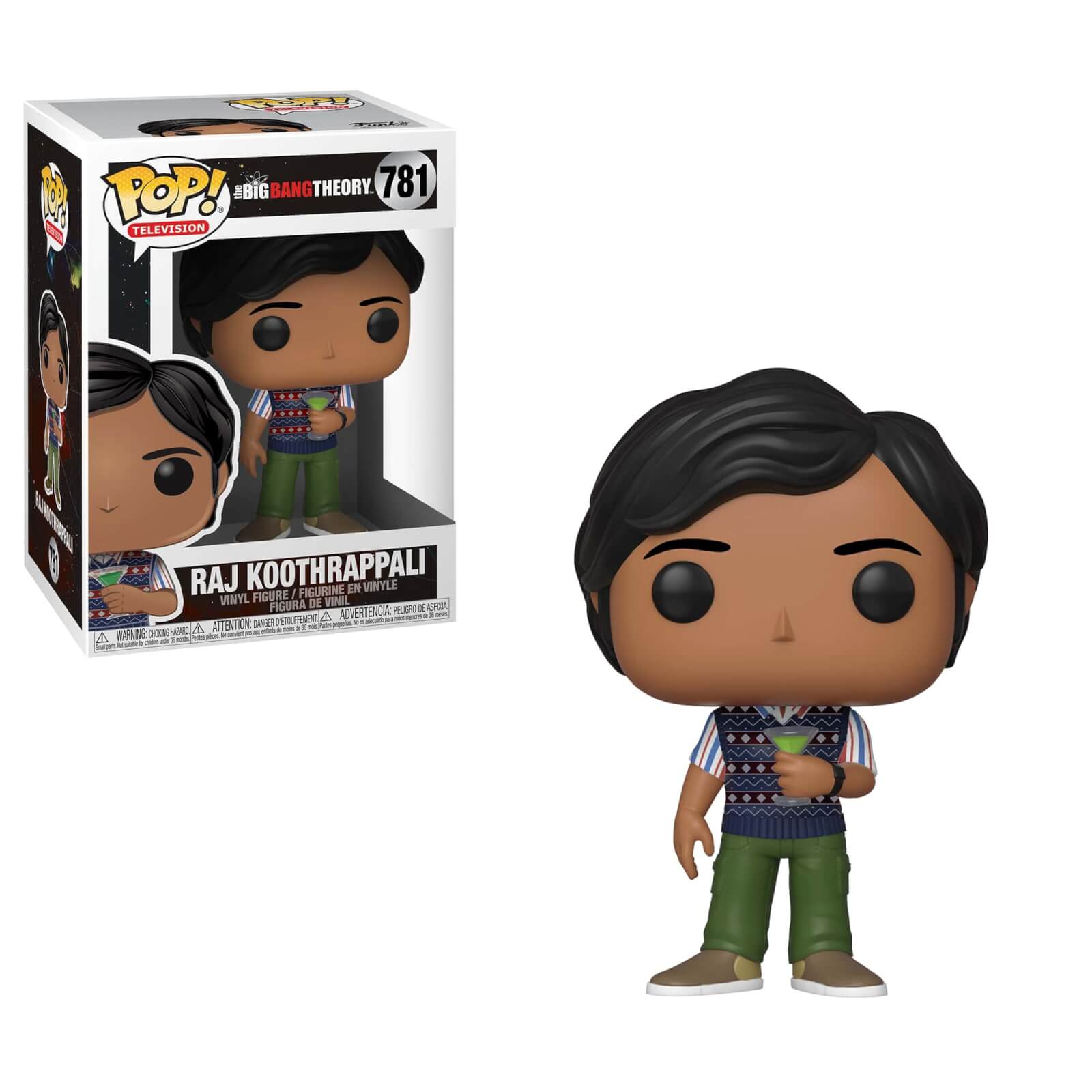 Big Bang Theory Raj Funko Pop Vinyl Pop In A Box Us