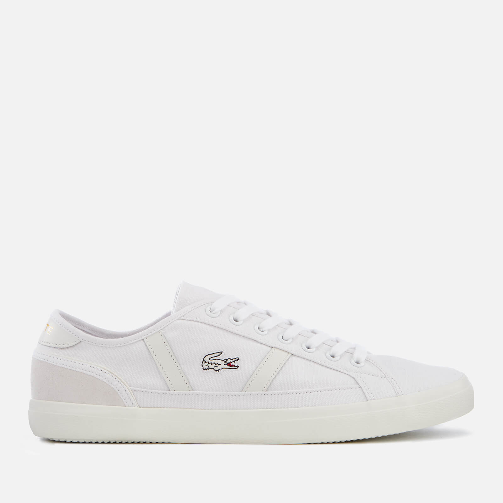 mens lacoste canvas trainers