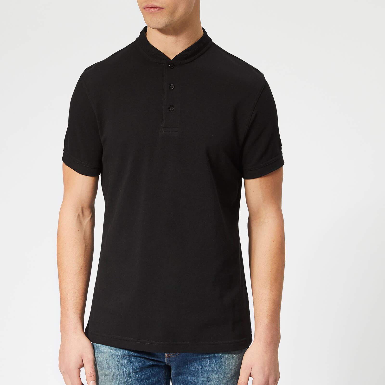 black barbour polo shirt