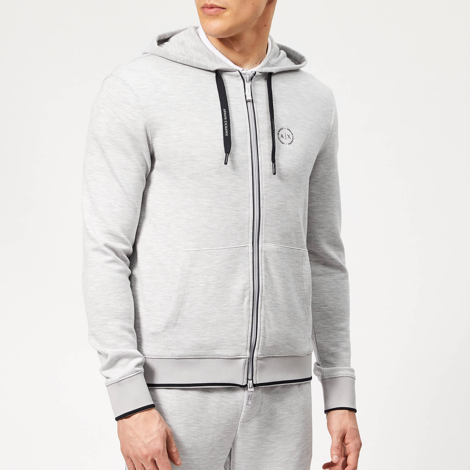 armani zip hoodie mens