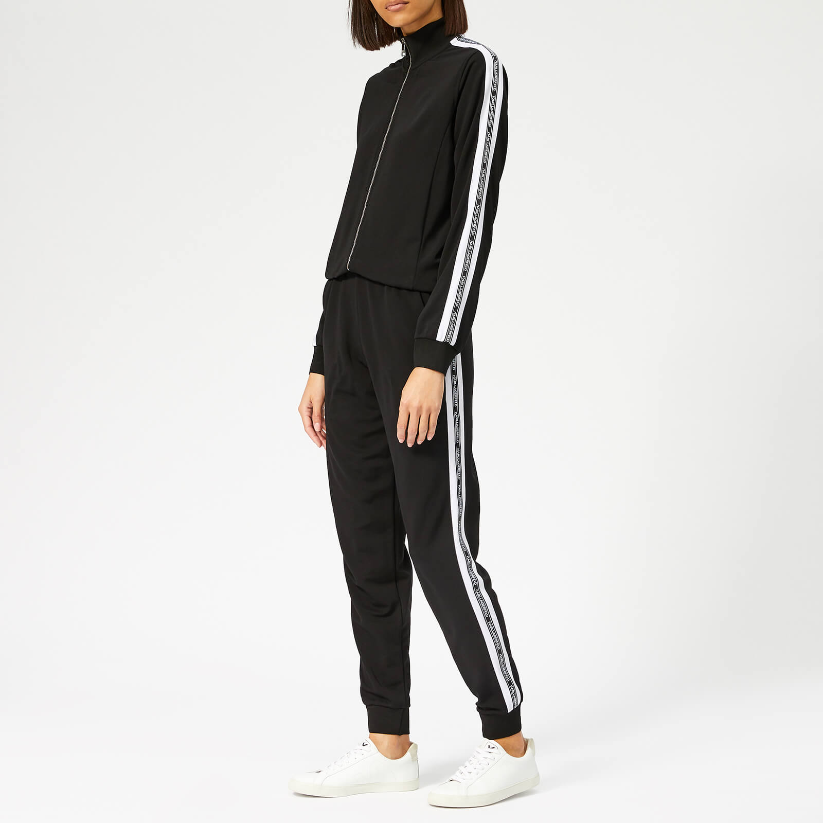 karl lagerfeld black jumpsuit