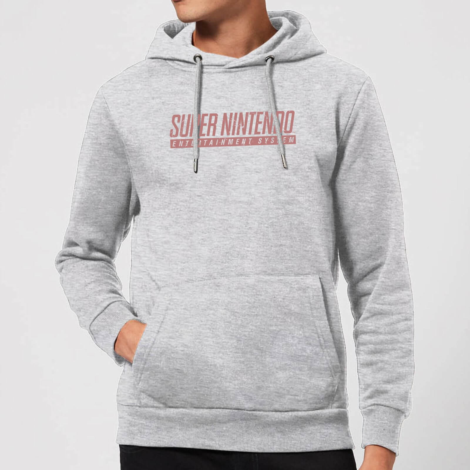 Nintendo Super Nintendo Snes Men S Hoodie Grey Clothing Zavvi Us