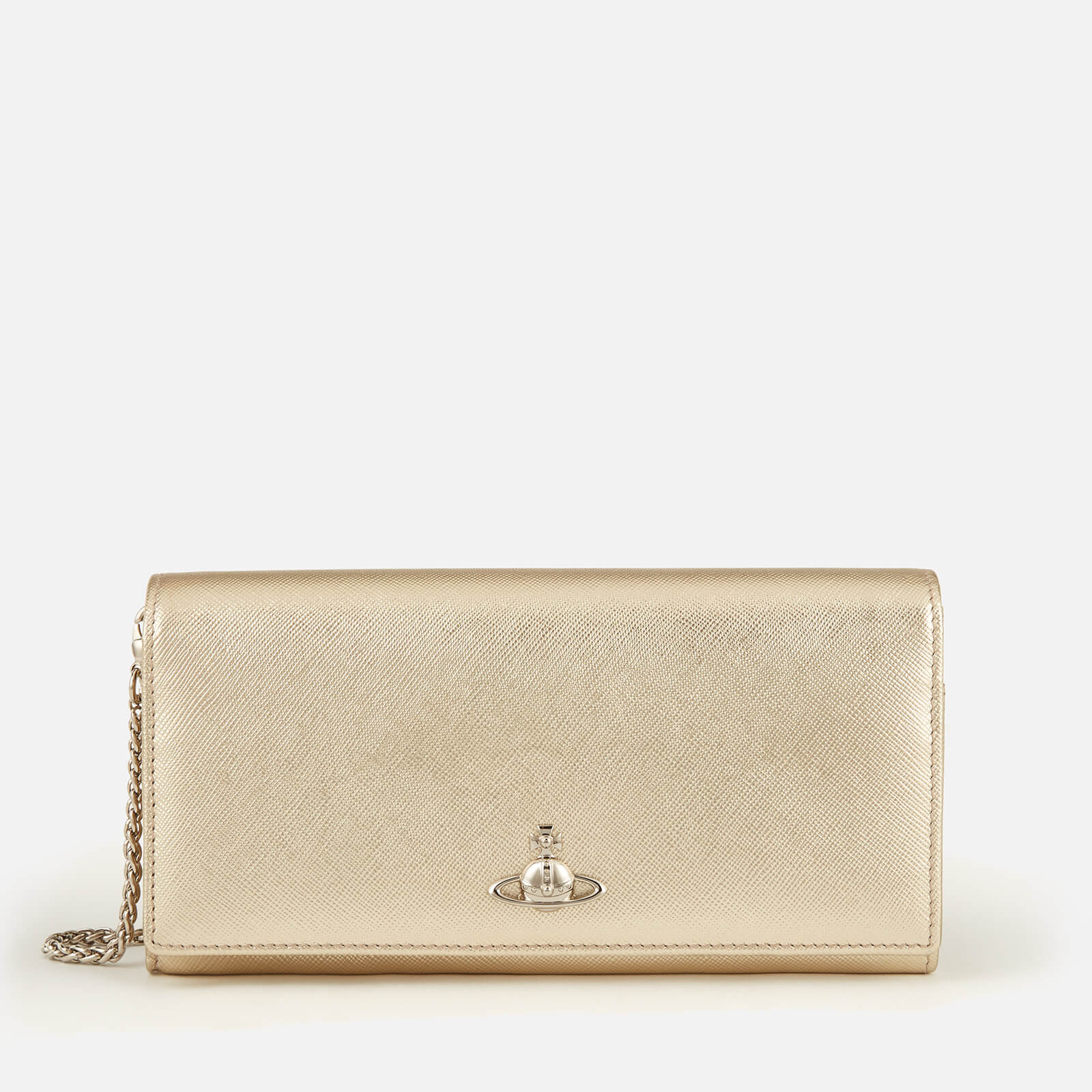 gold vivienne westwood clutch