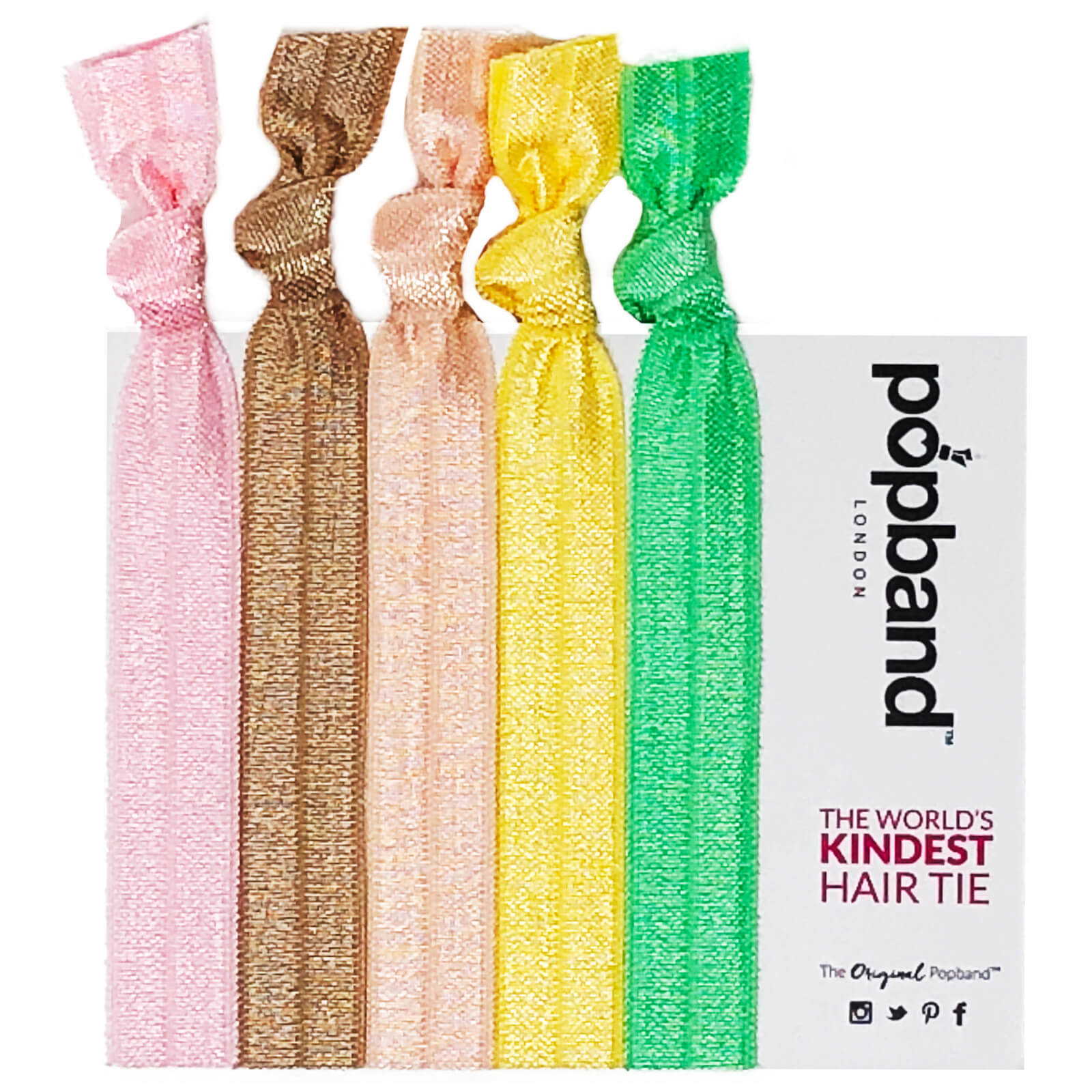 Popband London Ocean Drive Hair Ties Multi Pack Free Shipping