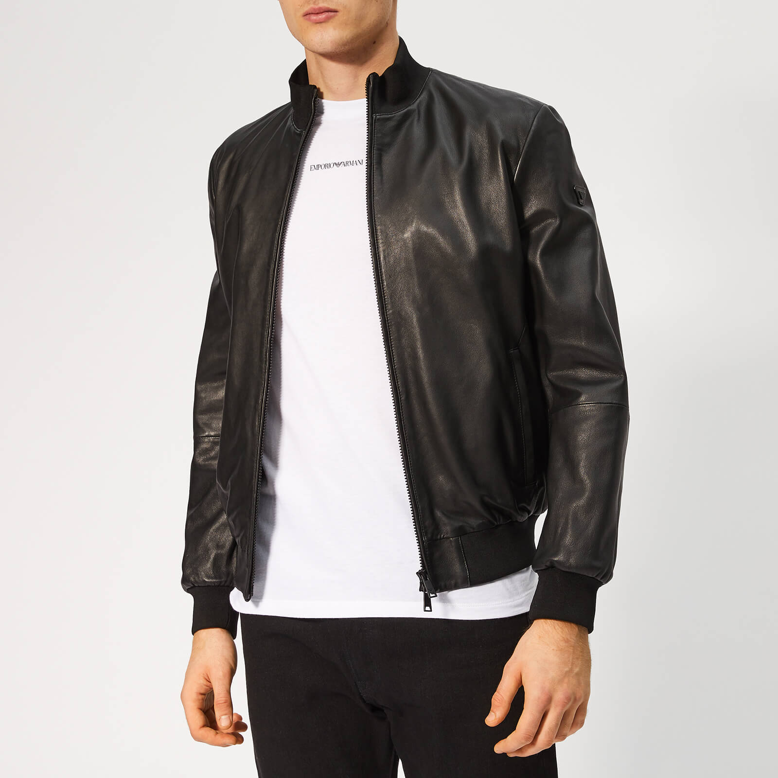 Emporio Armani Men's Leather Jacket 