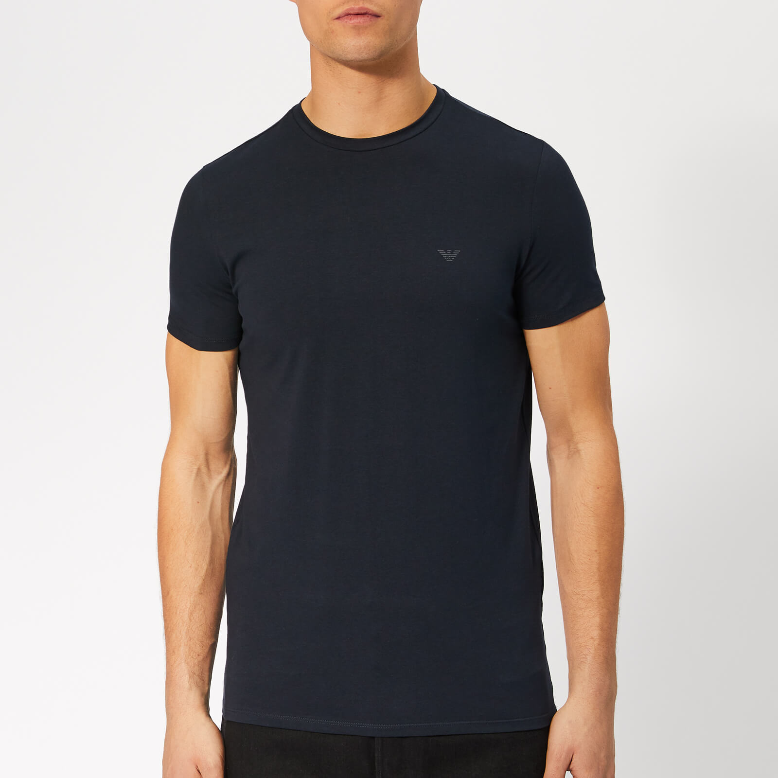 emporio armani small logo t shirt