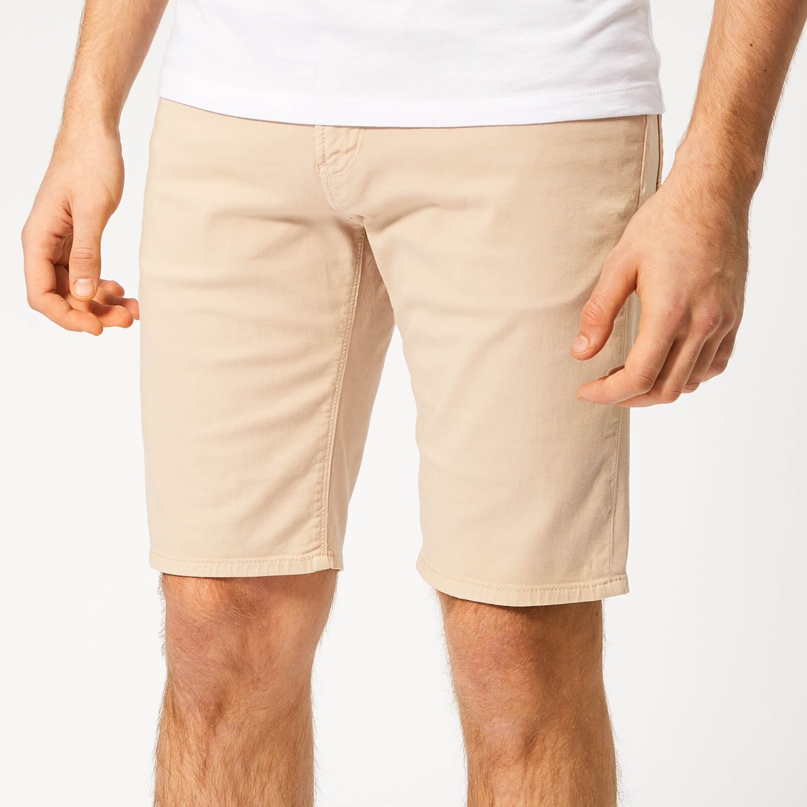 Pocket Bermuda Shorts - Bianco Ossa 