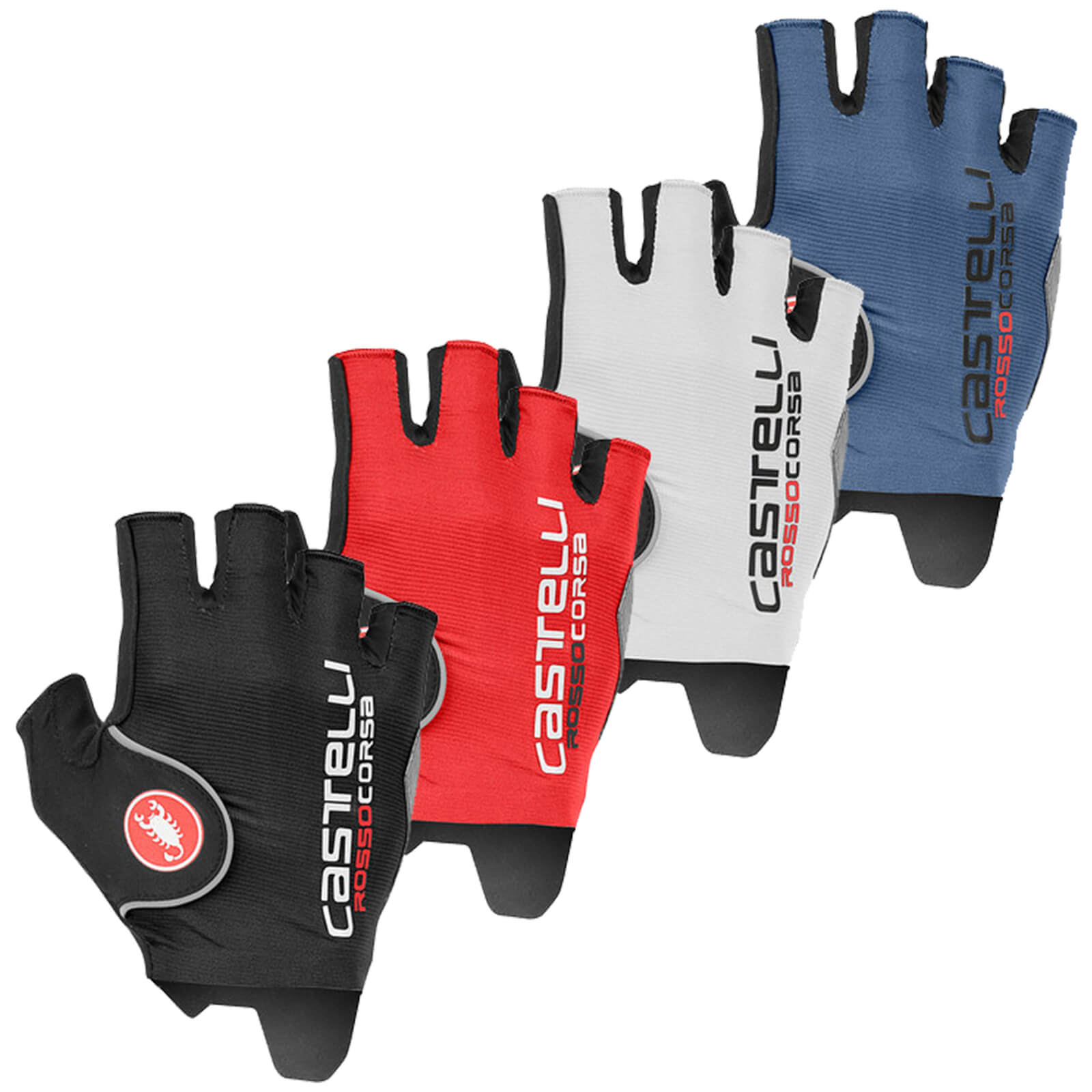 castelli fingerless gloves