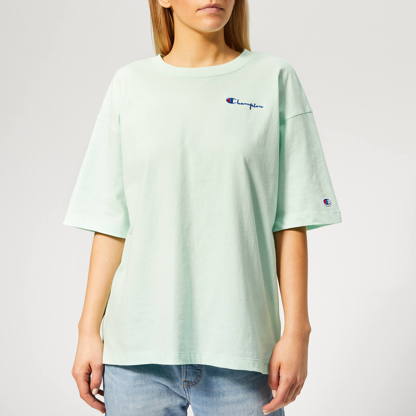 champion t shirt womens green