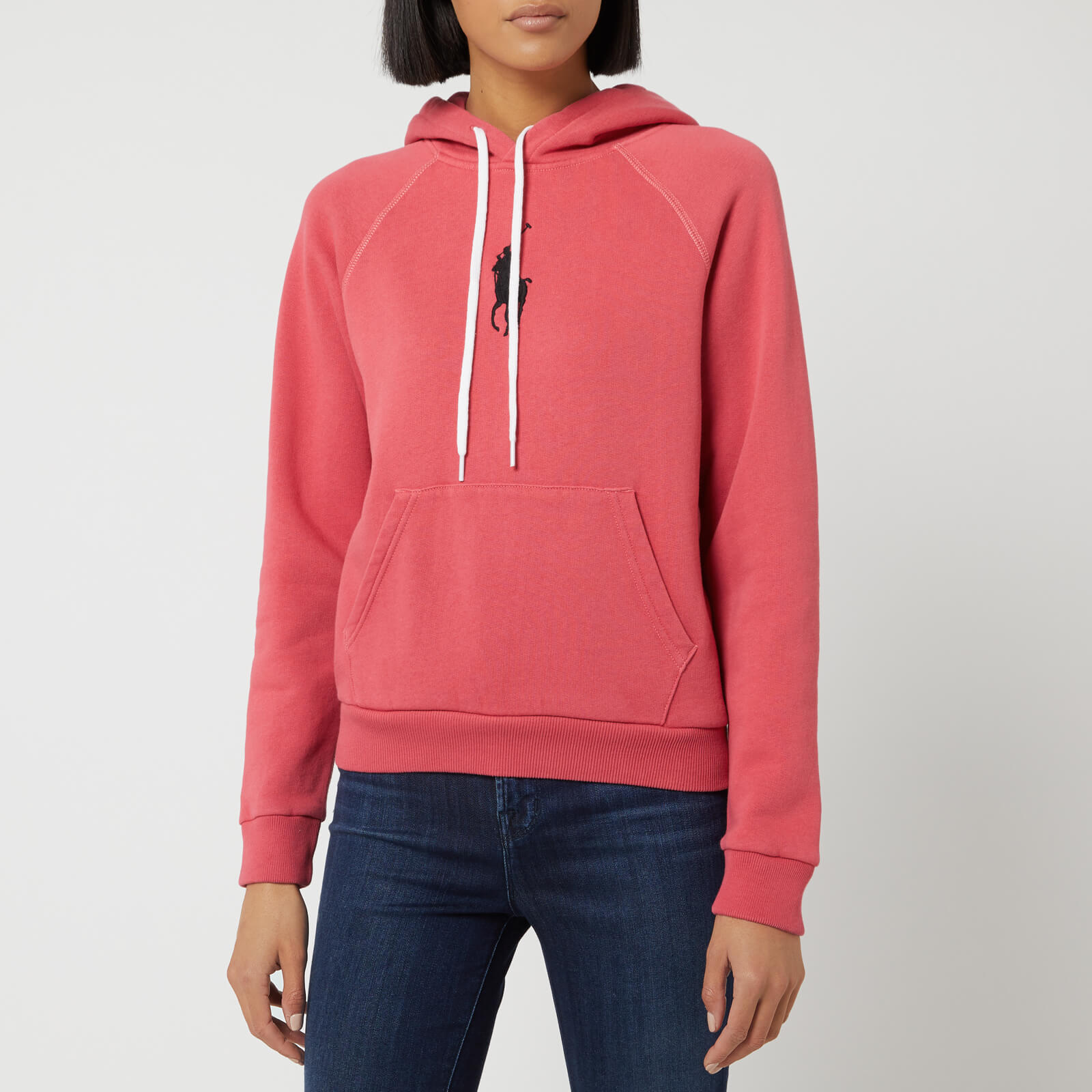 red polo hoodie women's
