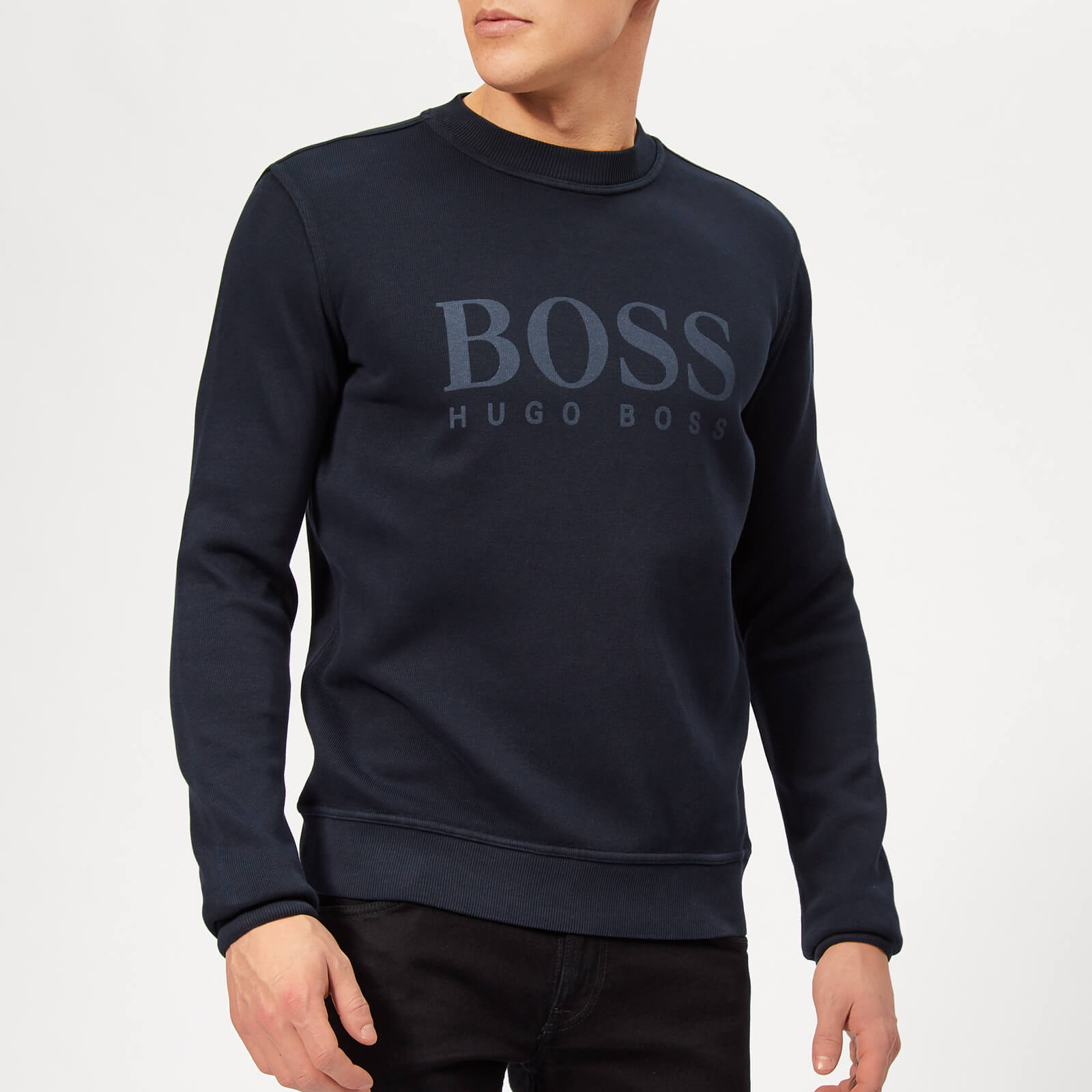boss navy sweatshirt