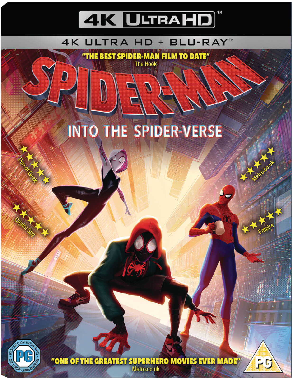 Spider Man Into The Spider Verse 4k Ultra Hd Blu Ray Zavvi Uk