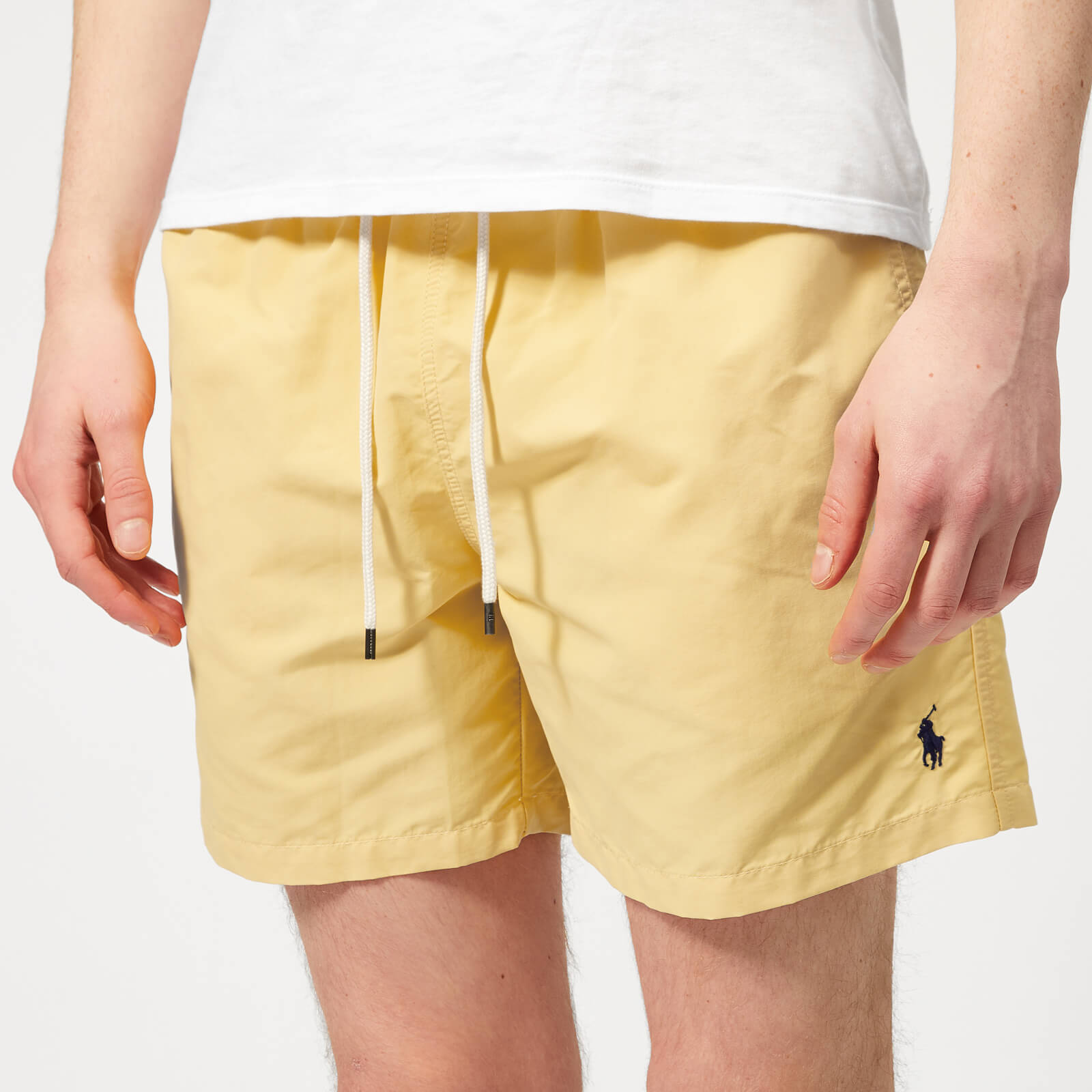 ralph lauren yellow swim shorts
