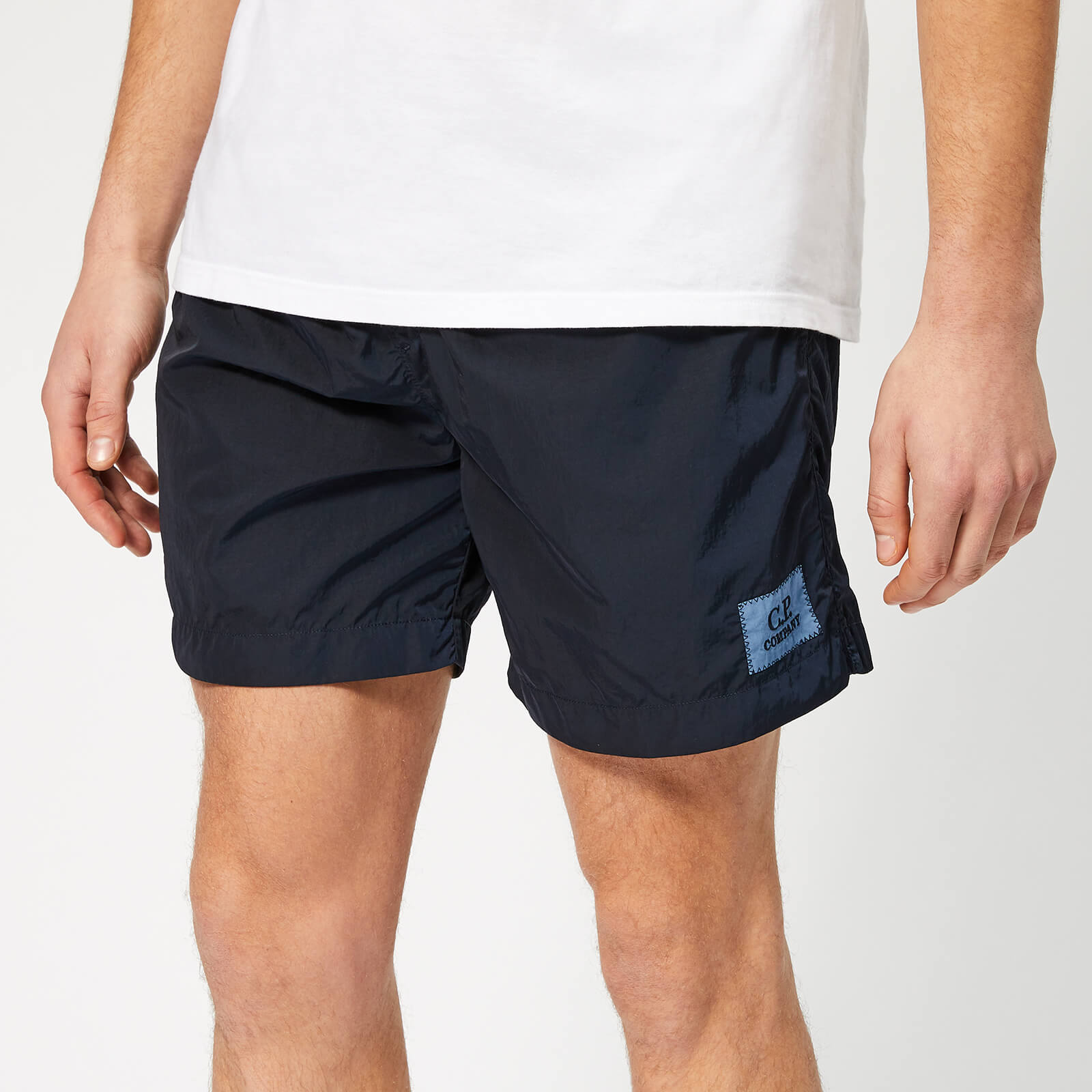 cp company chrome swim shorts