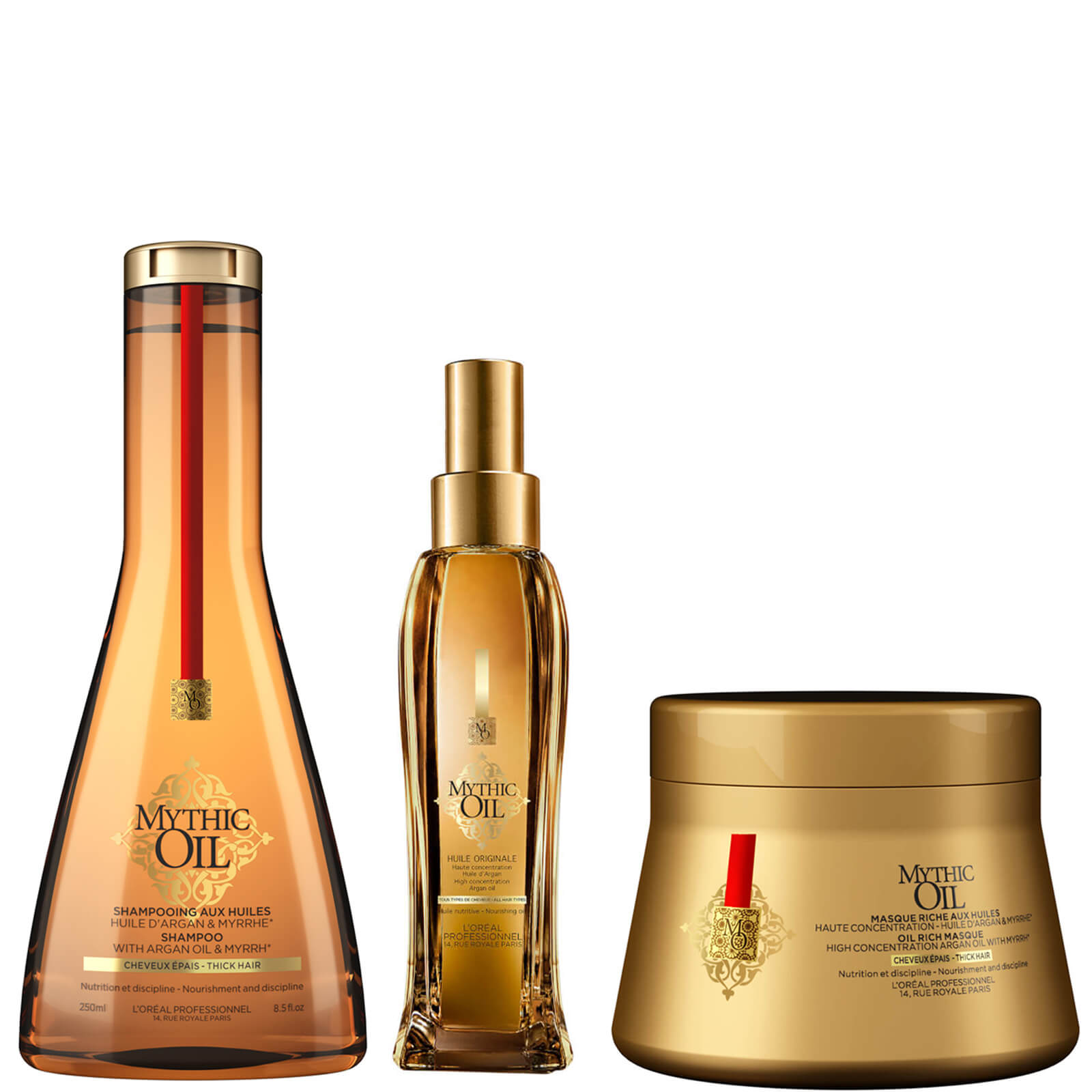 L Oreal Professionnel Mythic Oil Shampoo Masque And Oil Trio For
