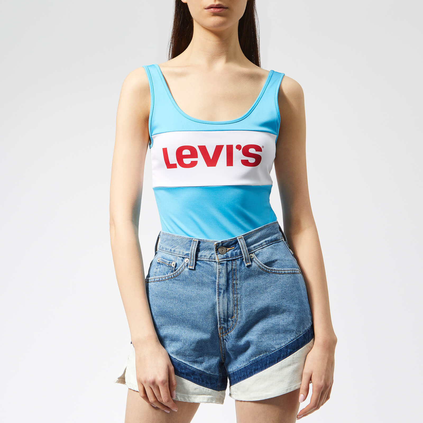 levi's colorblock bodysuit