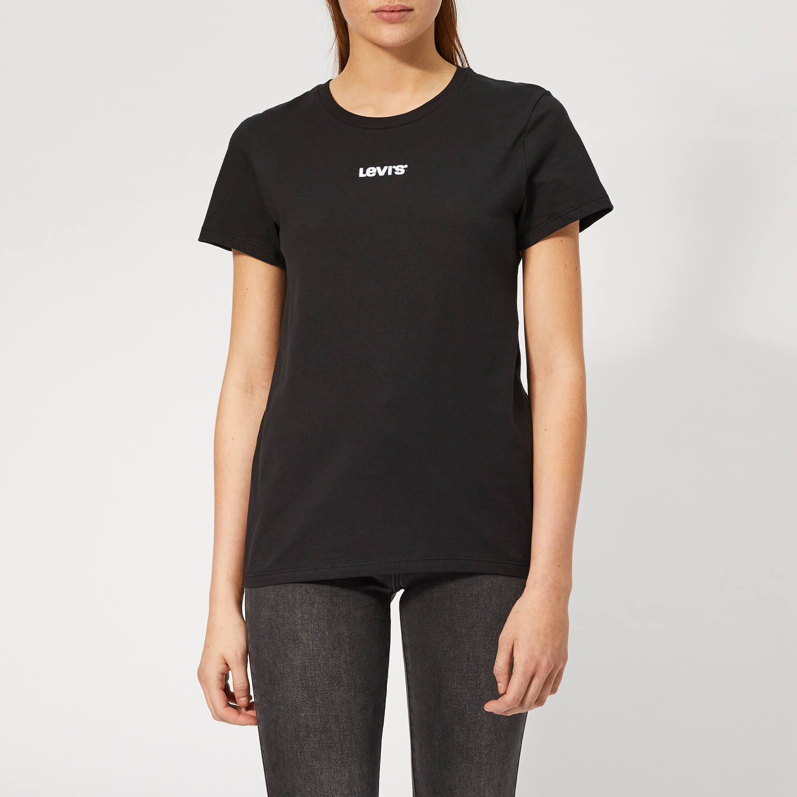 levi t shirt women's black