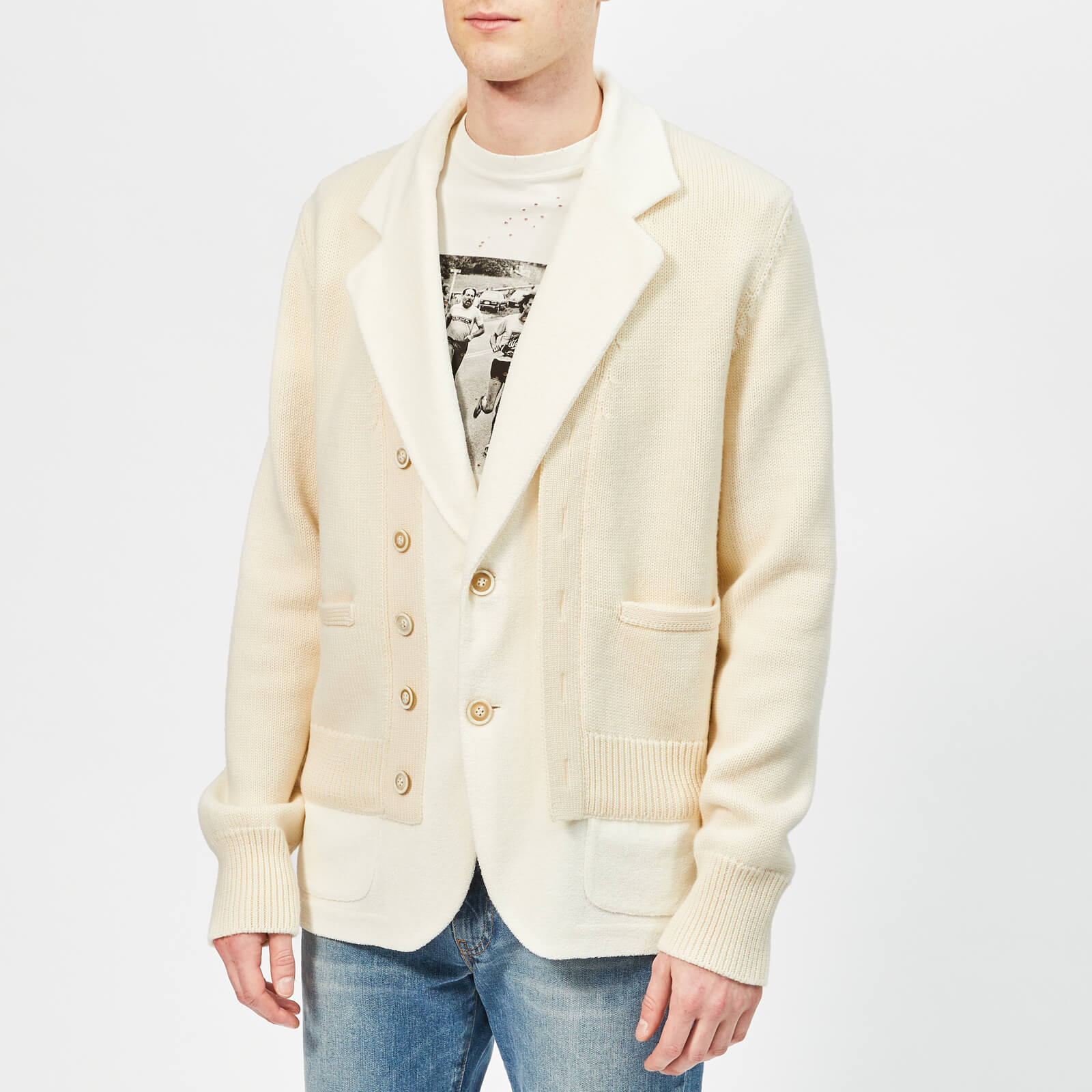 terry cloth cardigan