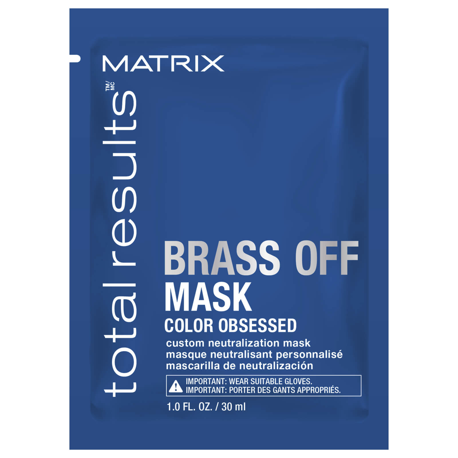 Matrix Total Results Brass Off Mask Sachet 30ml Free Shipping