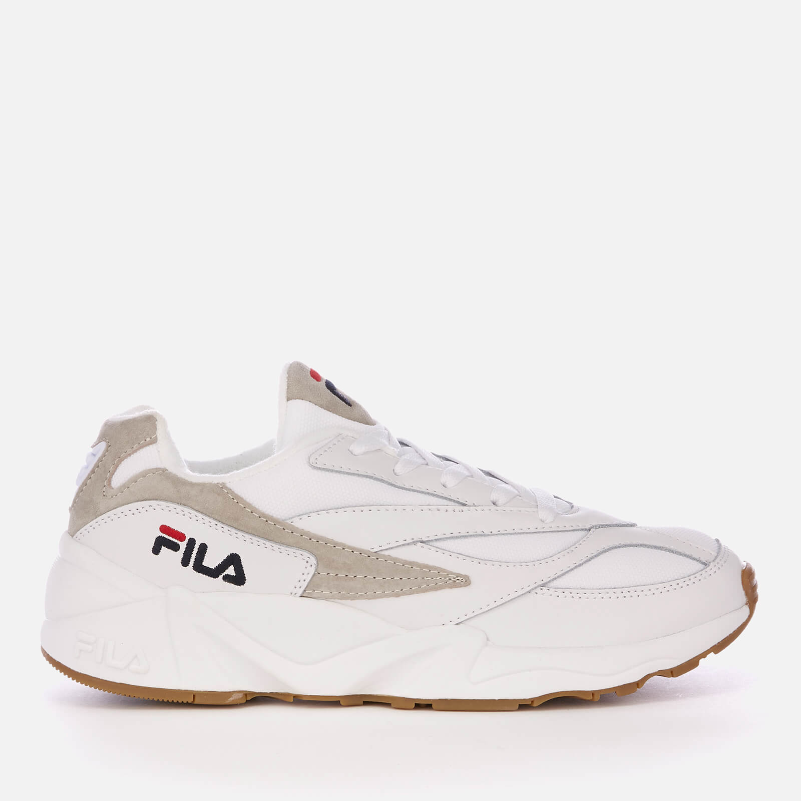 FILA Men's Venom Low Trainers - Triple White FILA Men's Venom Low Trainers - Triple White