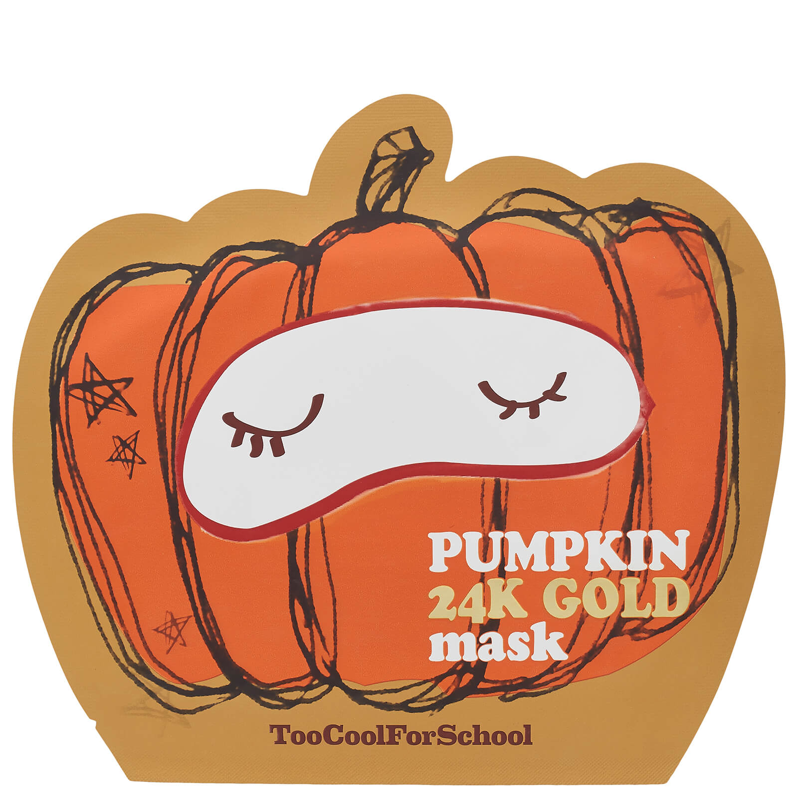 Too Cool For School Pumpkin 24K Gold Mask 25g