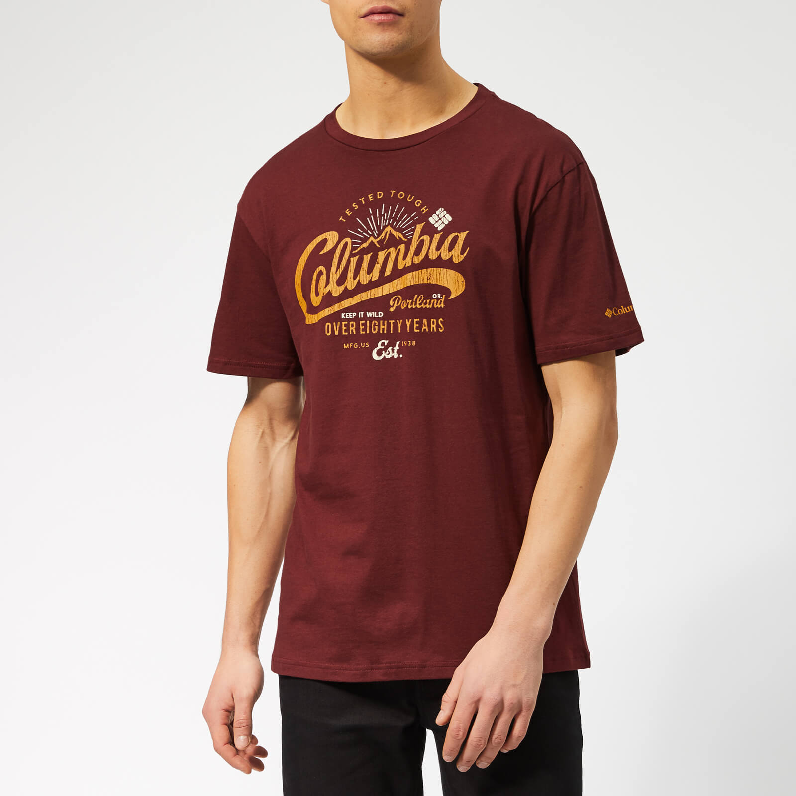 columbia leathan trail tee