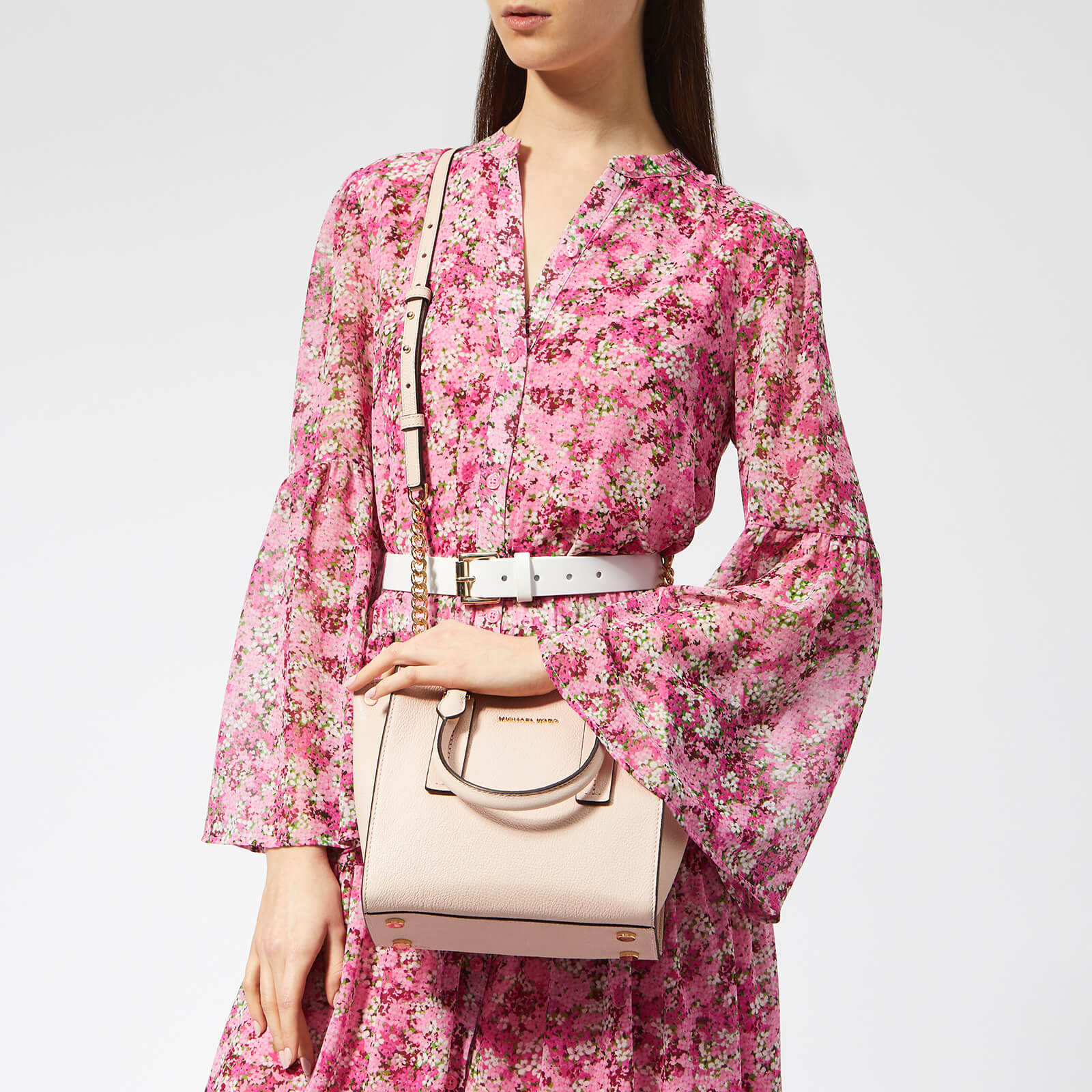 MICHAEL MICHAEL KORS Women's Alessa Medium Messenger Bag - Soft Pink