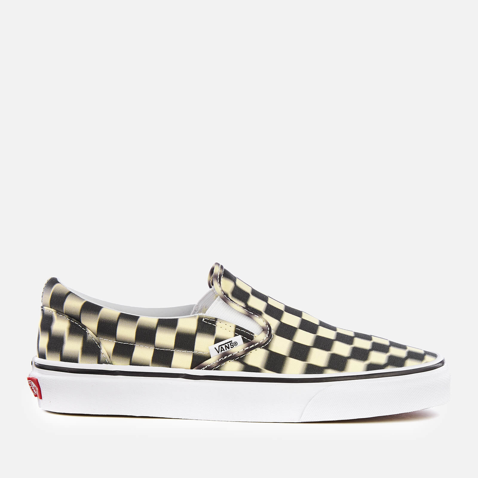 vans classic slip on trainers in black check