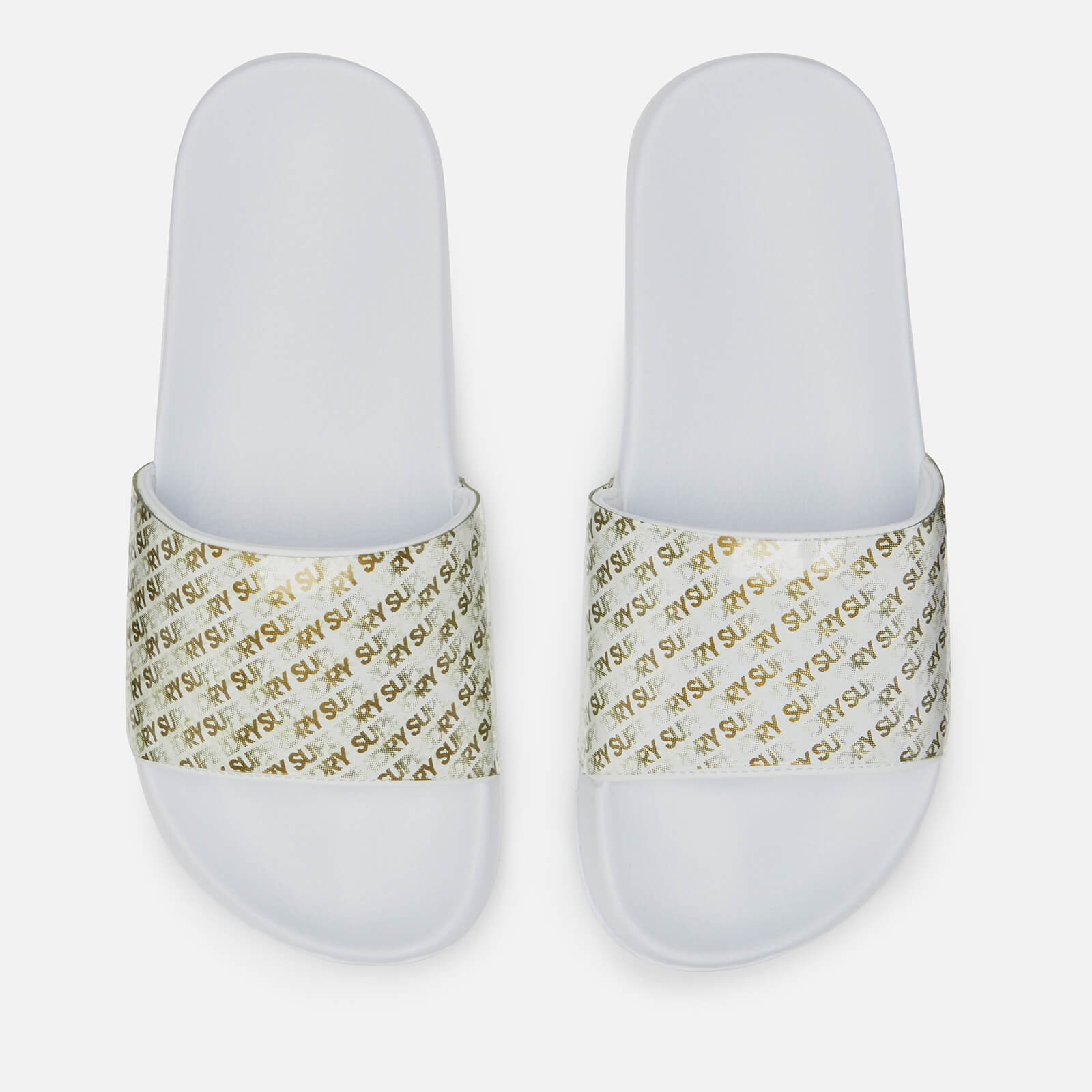 SUPERDRY SLIDERS WOMENS OPTIC WHITE SHOES