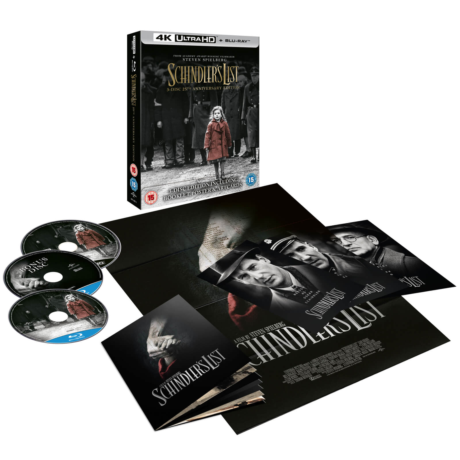 Schindler S List 25th Anniversary Bonus Edition 4k Ultra Hd Online Exclusive Blu Ray Zavvi Us