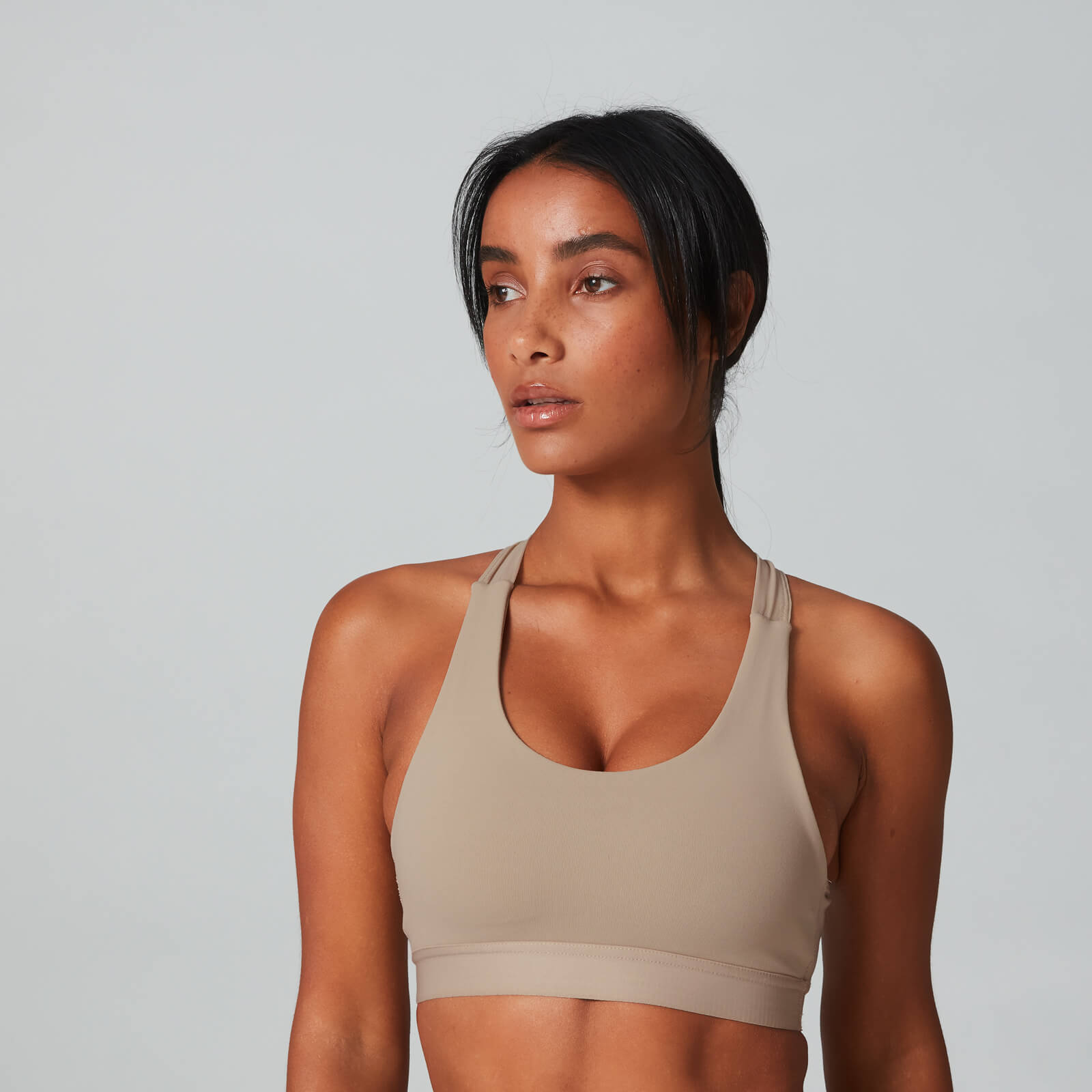 brown sports bra